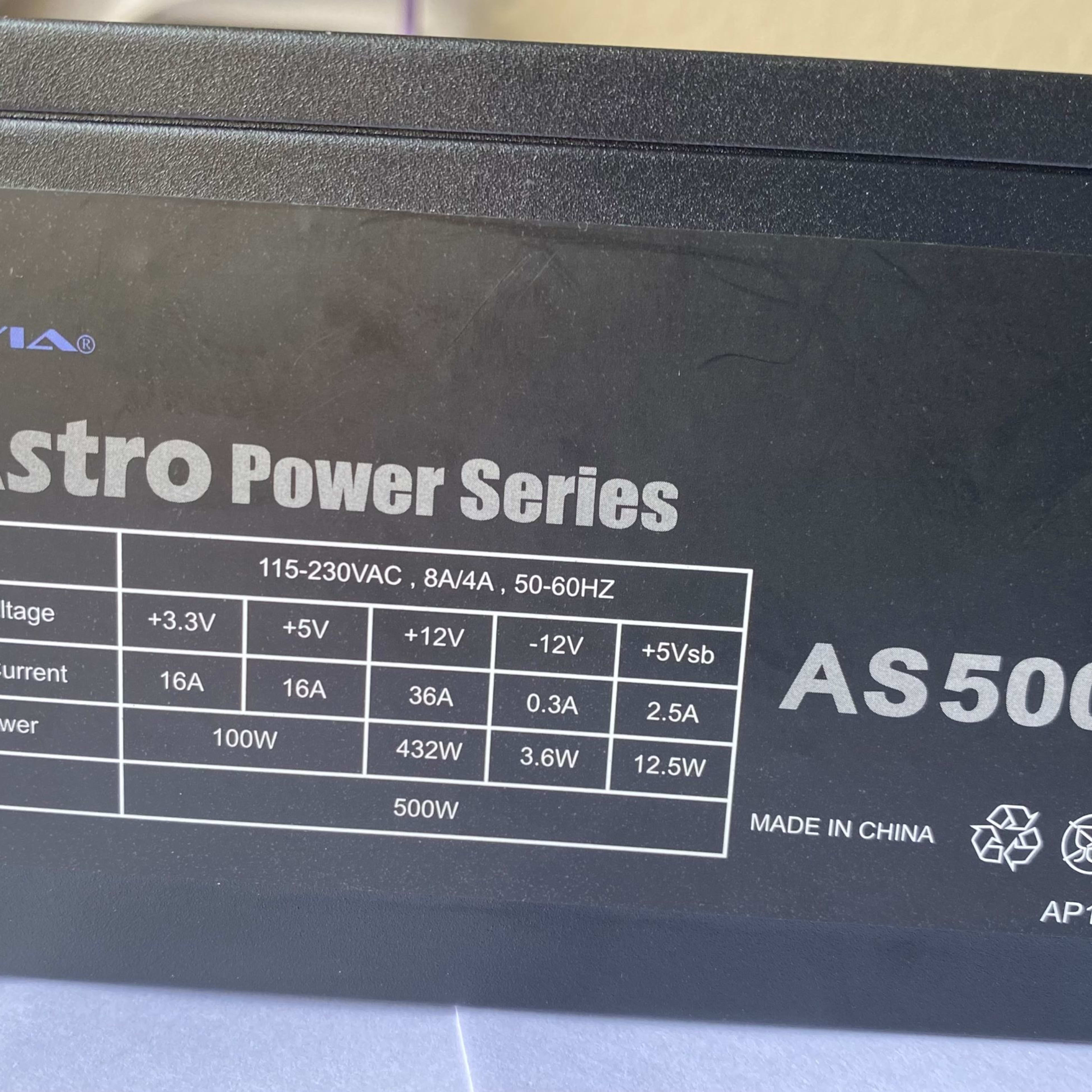 500W ATX APEVIA ATX-AS500W Astro