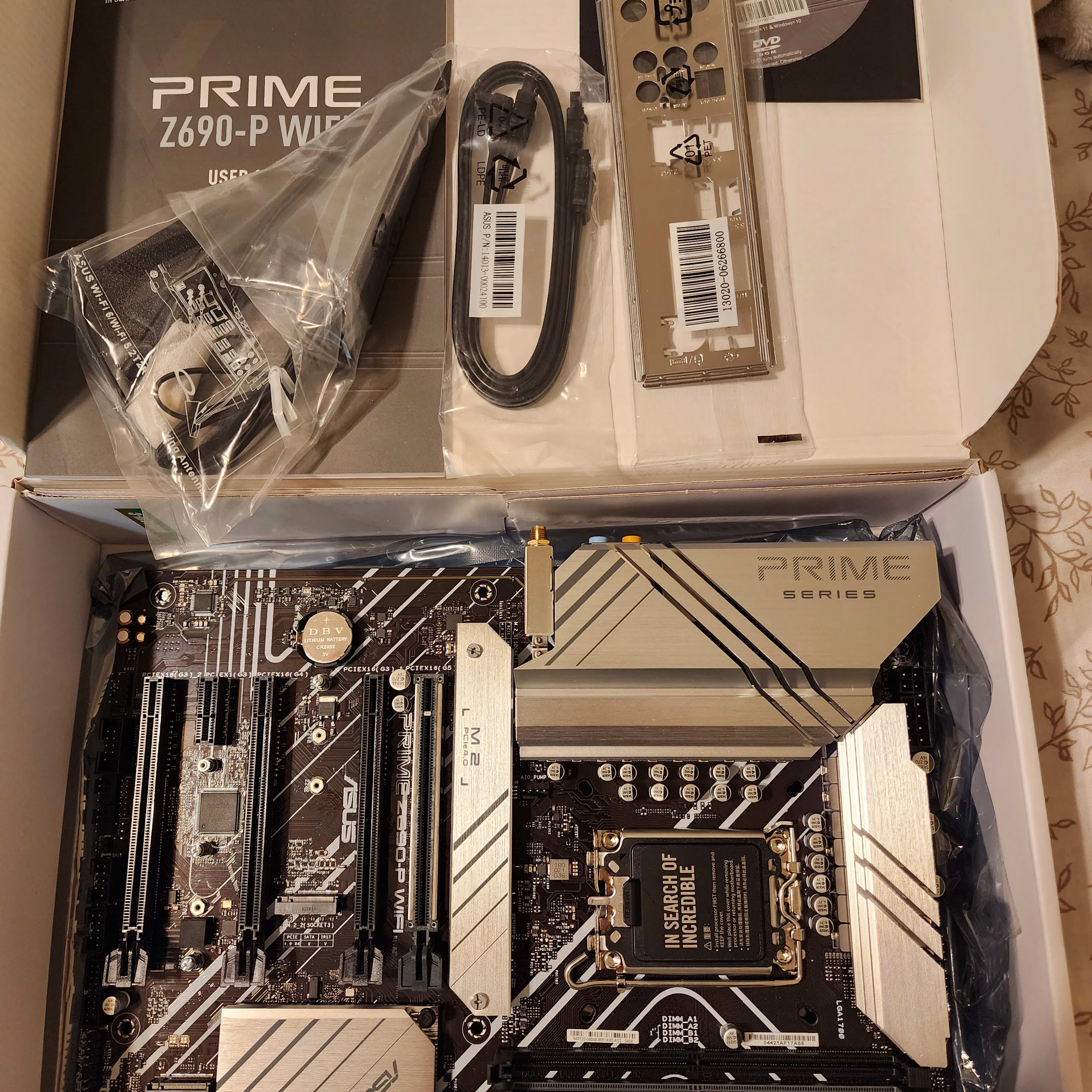 Open 📦! Asus PRIME Z690-P WIFI | DDR5