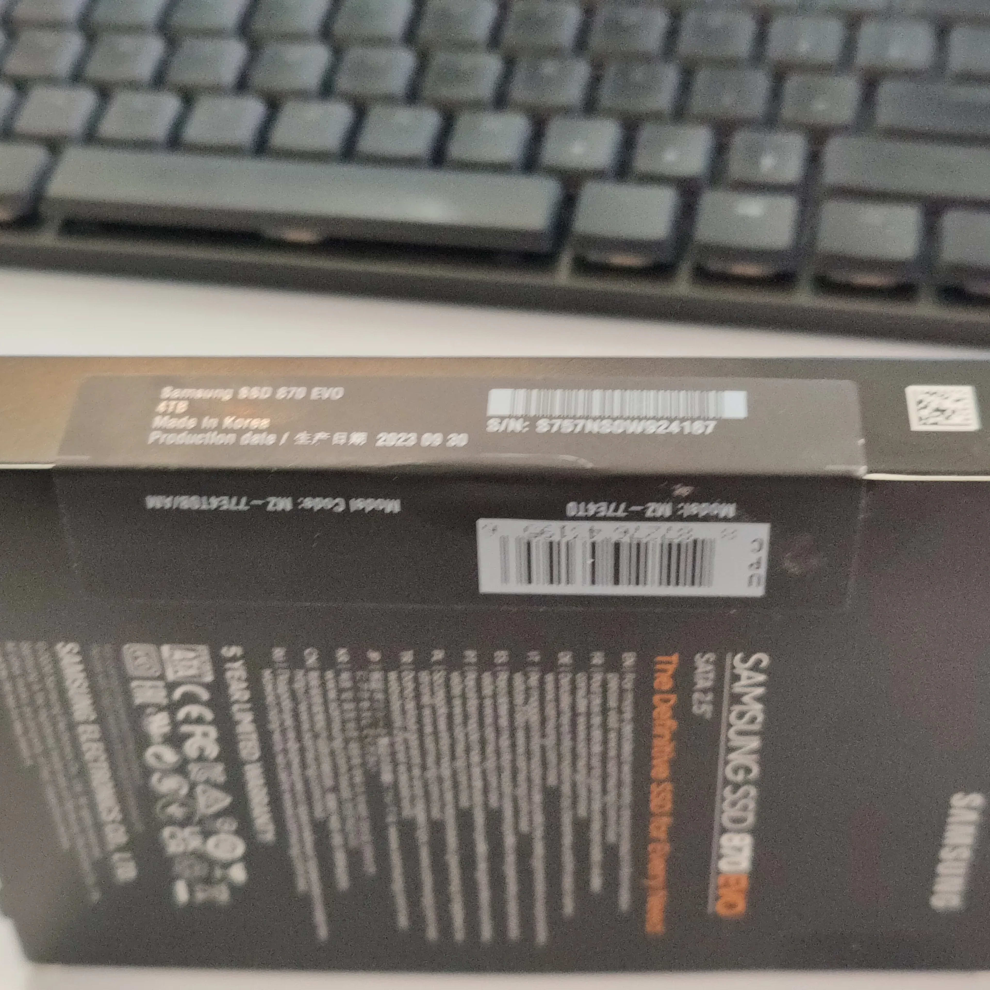 Samsung 870 EVO 4TB SSD Sata drive