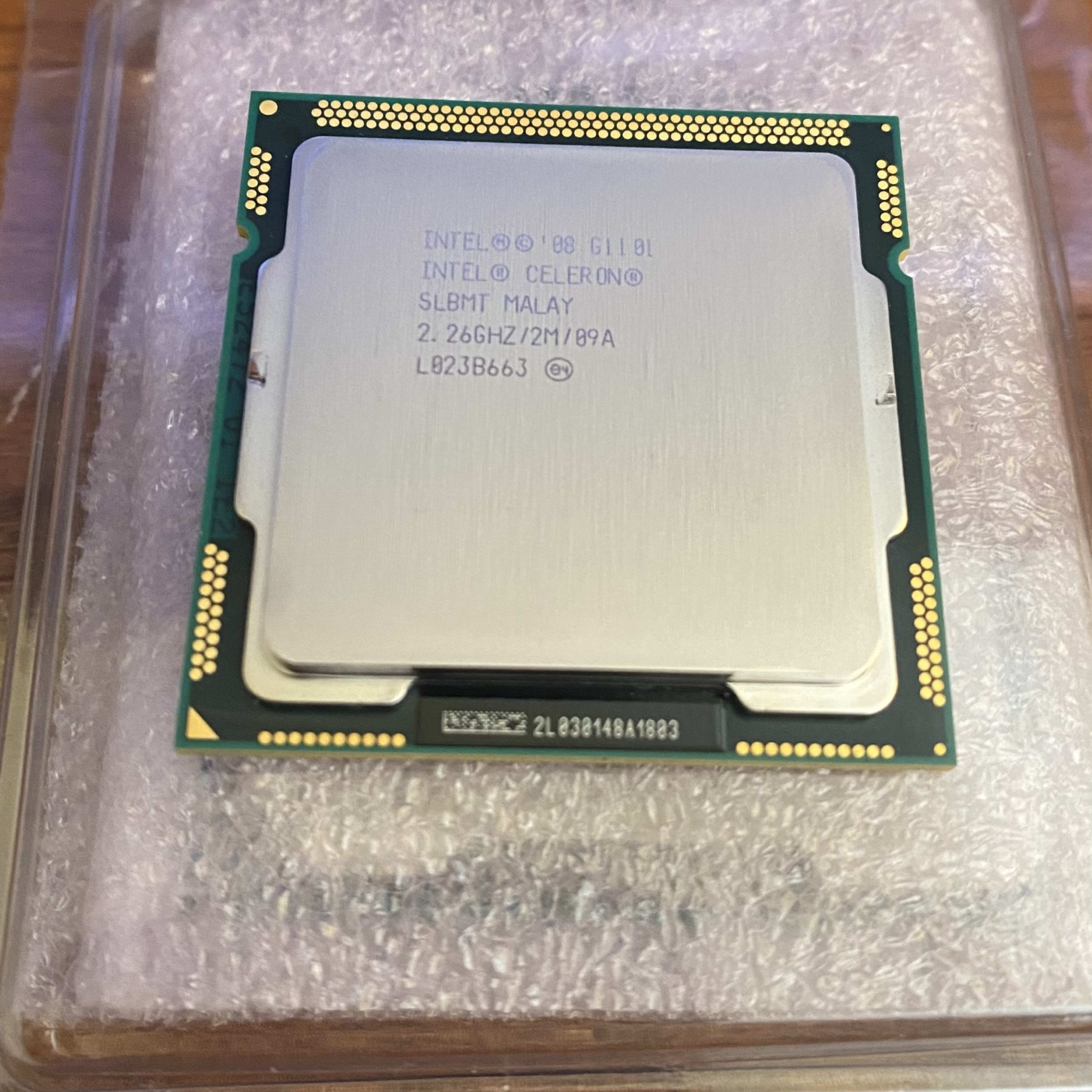 Intel Celeron G1101 2 Cores/ 2 Threads @ 2.26Ghz (LGA 1156)