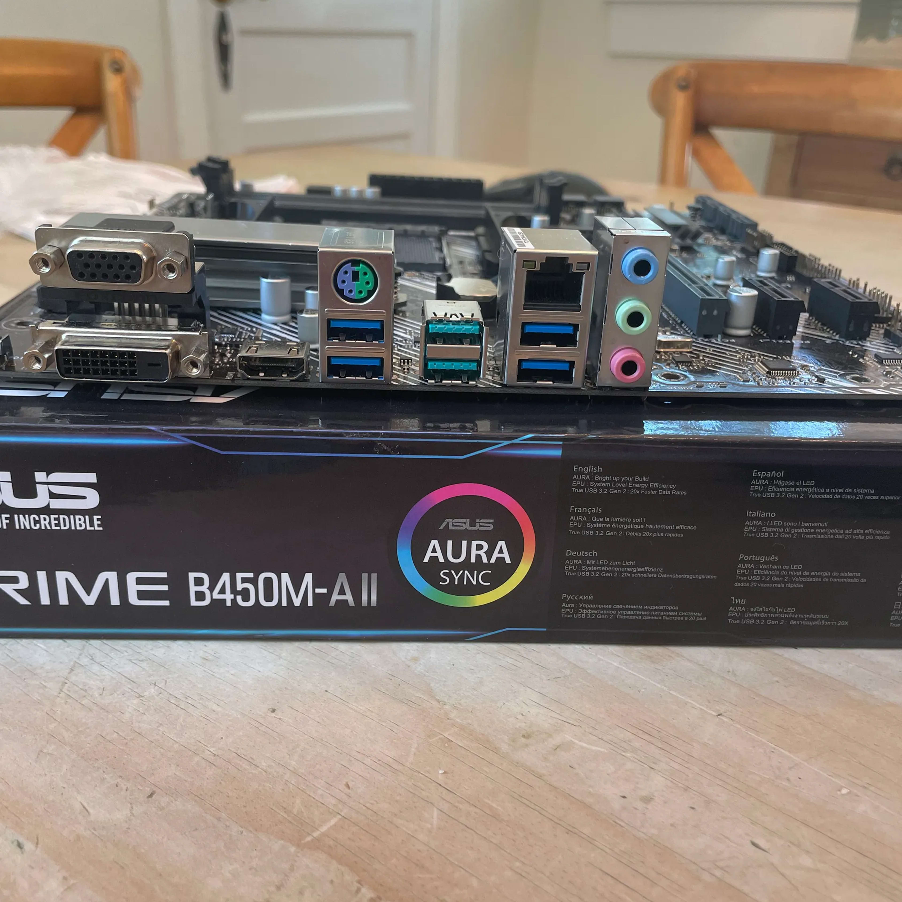 *For Parts* ASUS Prime B450M-A II Motherboard