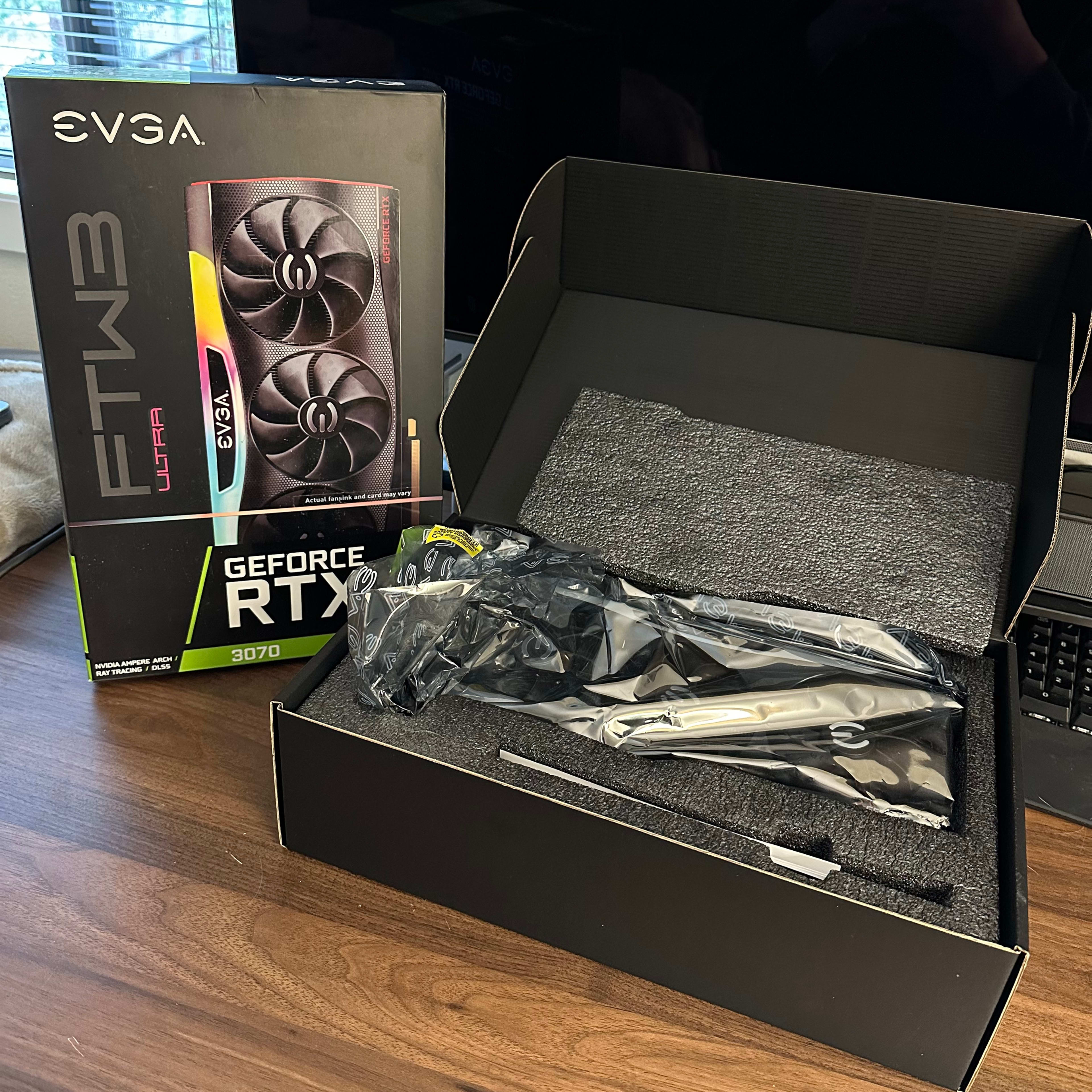 EVGA RTX 3070 FTW3 Ultra with Box!