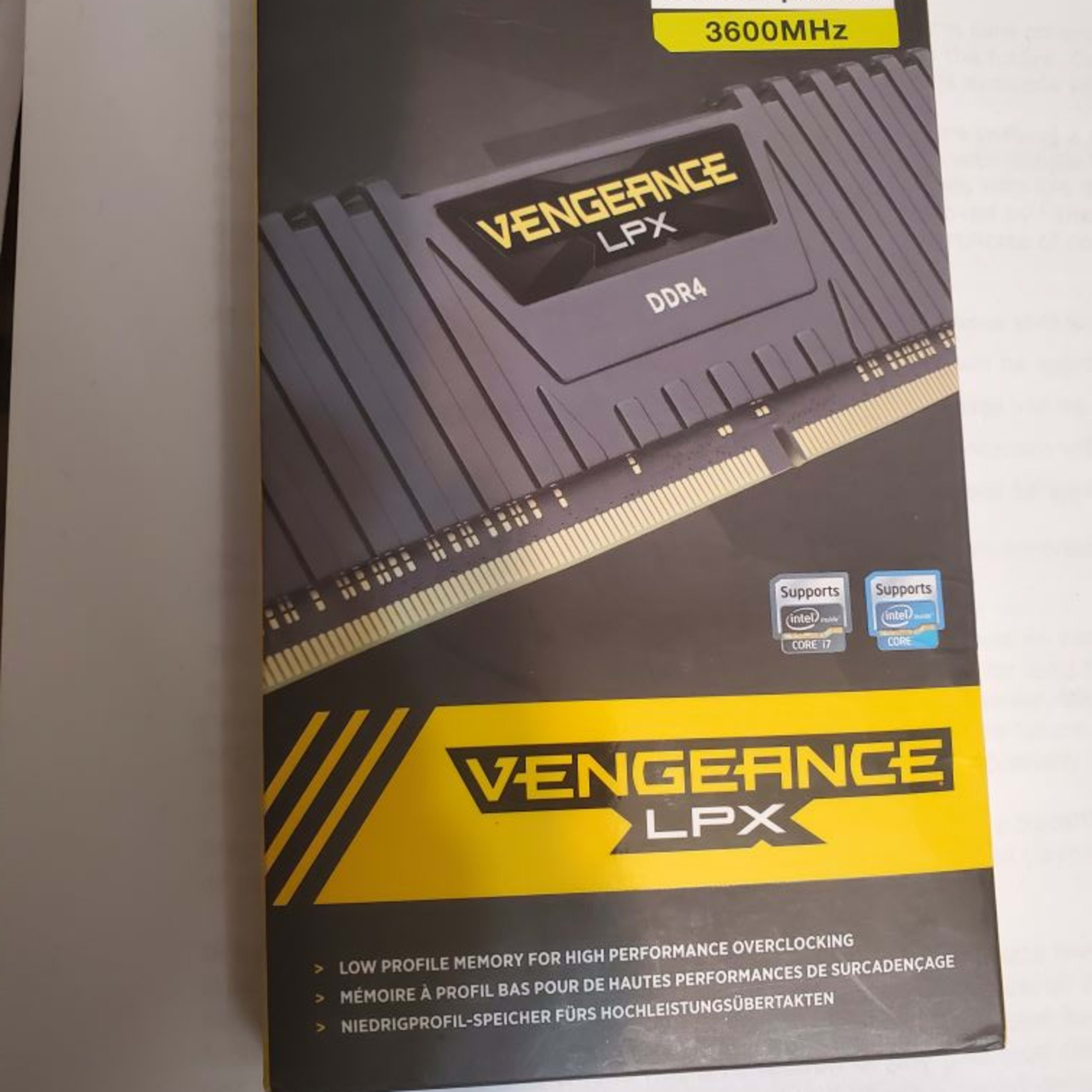 Corsair Vengeance LPX 32GB (2x16GB) DDR4 3600MHz C16 Desktop Memory (RAM)