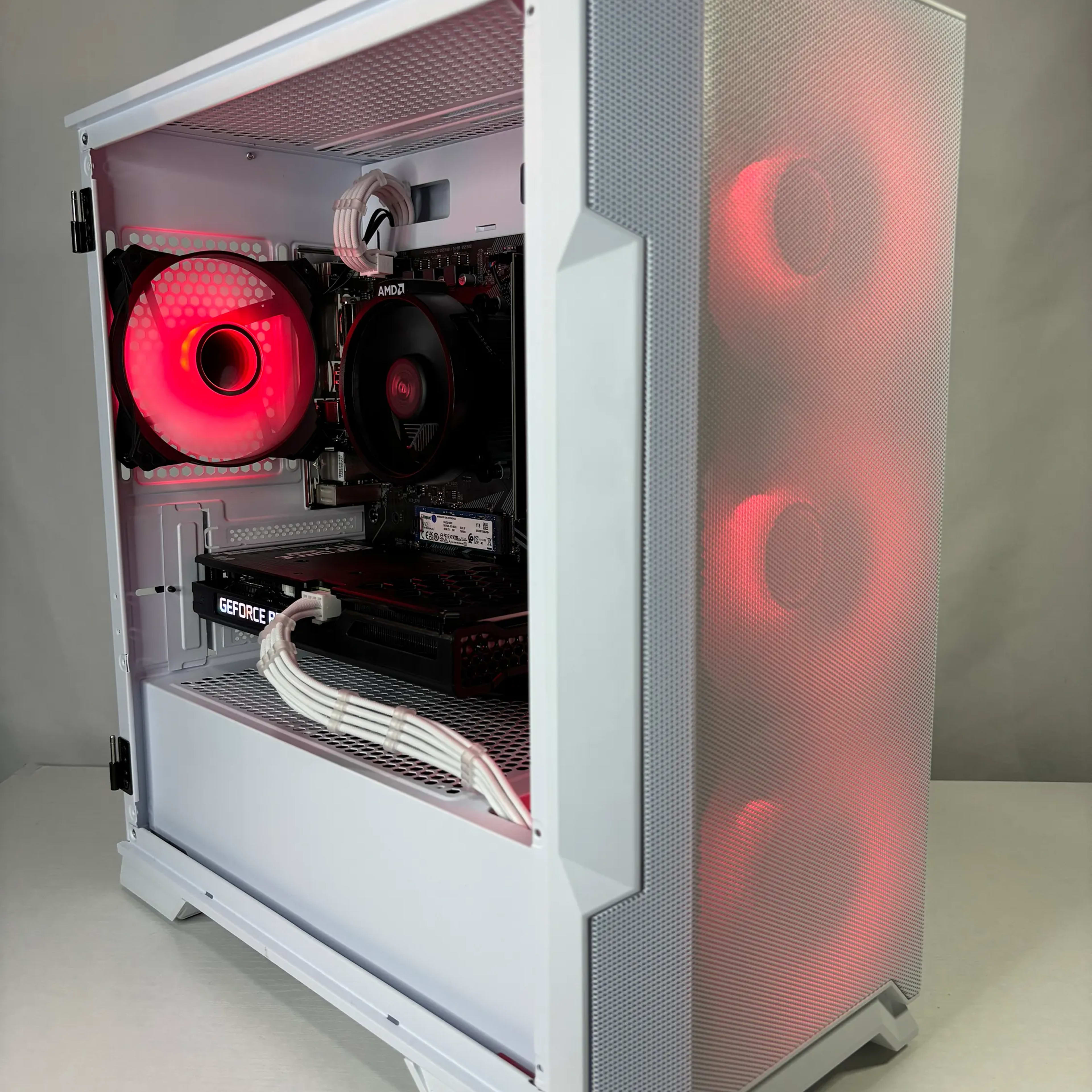 ❄️White RTX Gaming PC | Ryzen 5 5500 | RTX 3050 | 16GB RAM | 1TB NVME❄️