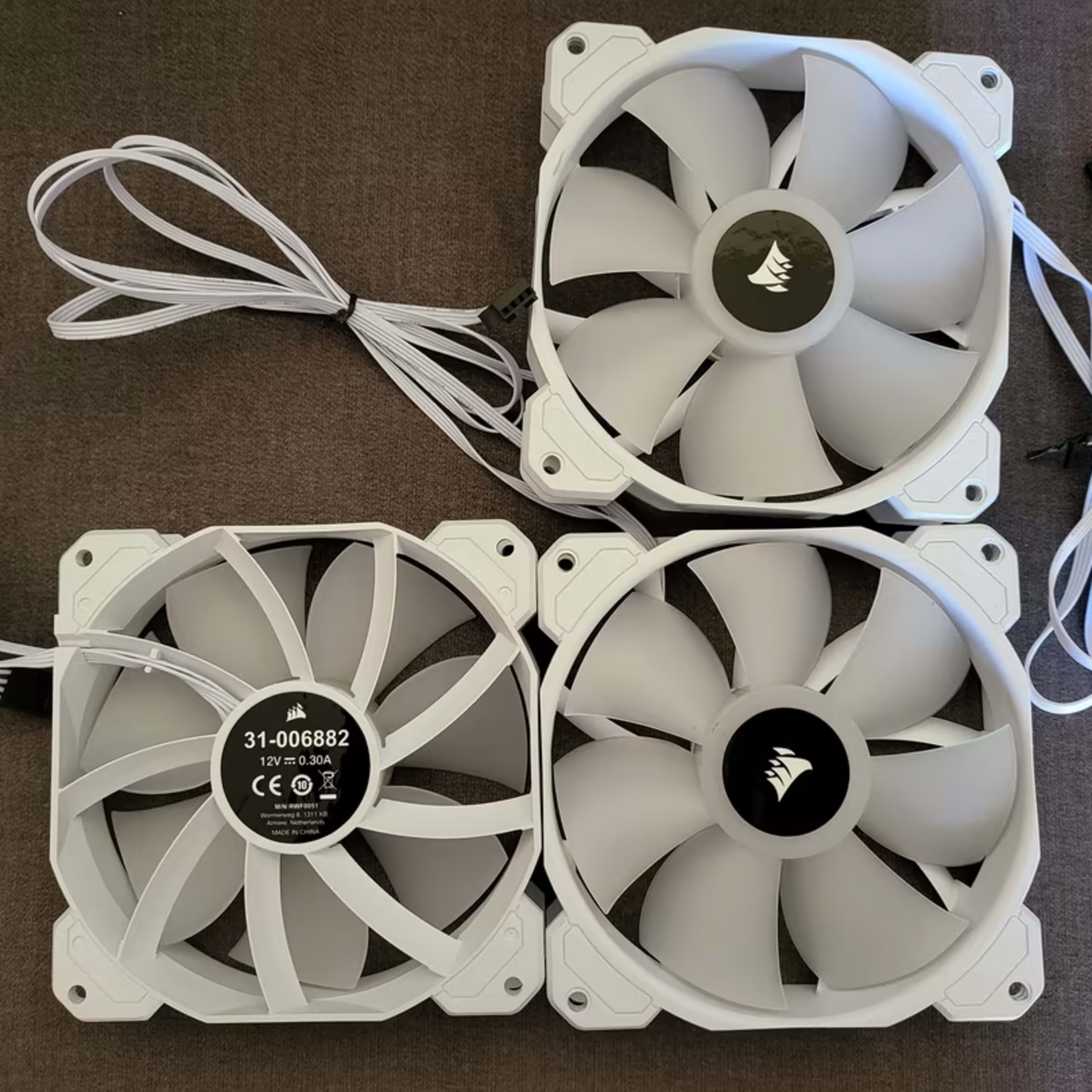 Corsair SP120RGBELITE3個&SP140RGB ELITE2個 Corsair SP120 and