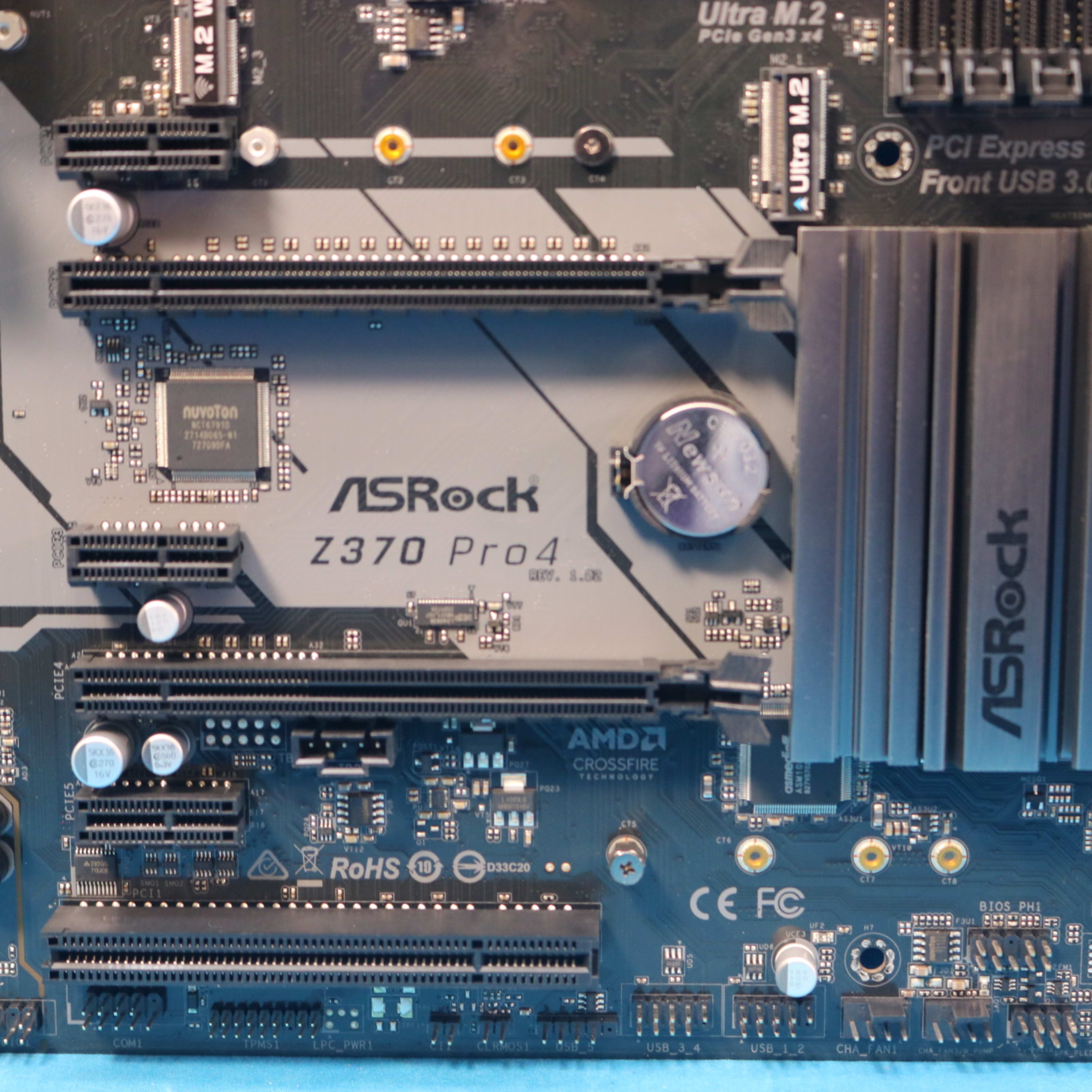ASRock Z370 Pro4 Intel 8th Gen. LGA1151/Socket H4 DDR4 ATX ASRock Z370 Pro4 Intel 8th Gen. LGA1151/Socket H4 DDR4 ATX