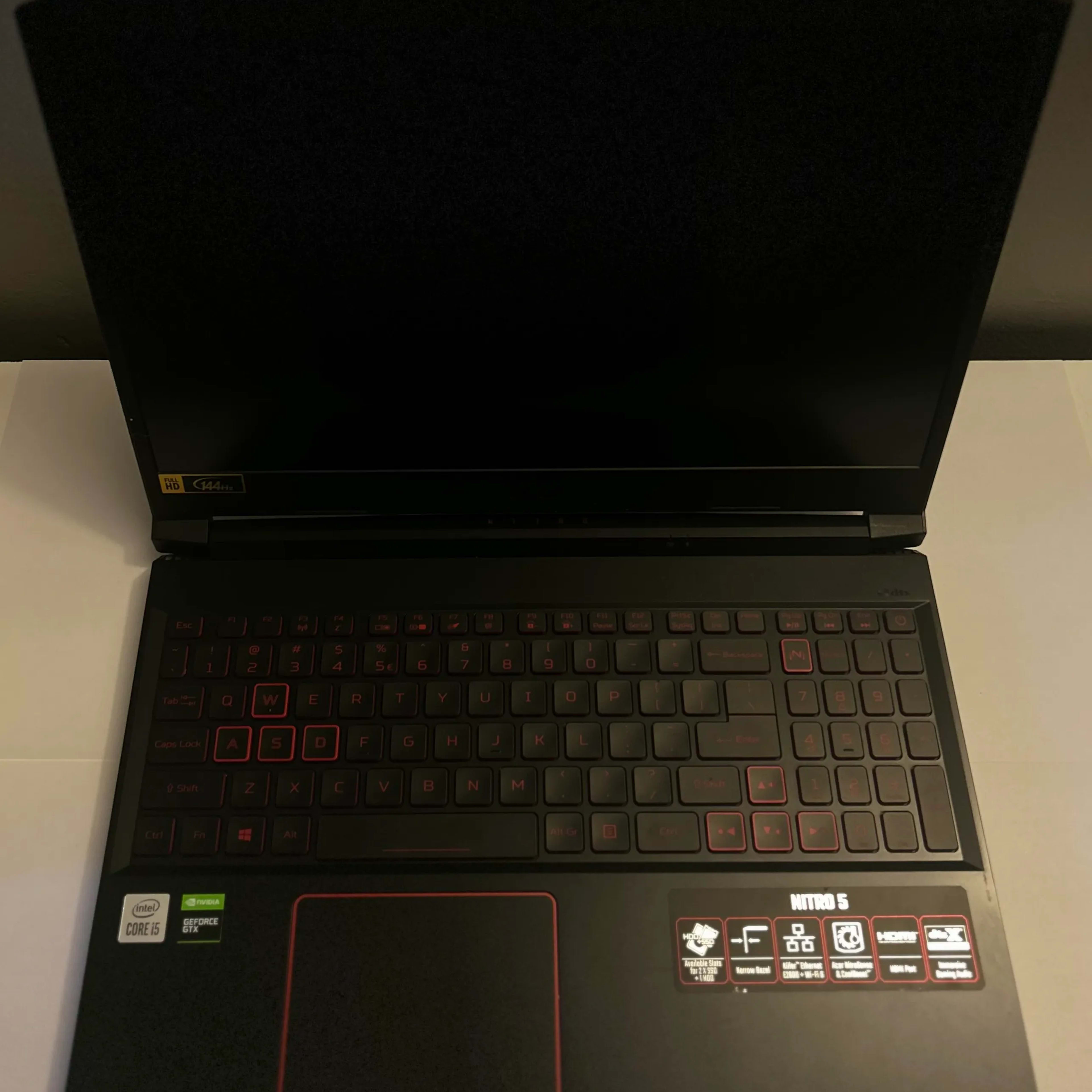 Acer - Nitro 5 15.6" Gaming Laptop|Intel Core i5-10300H|8GB Memory|NVIDIA GeForce GTX 1650