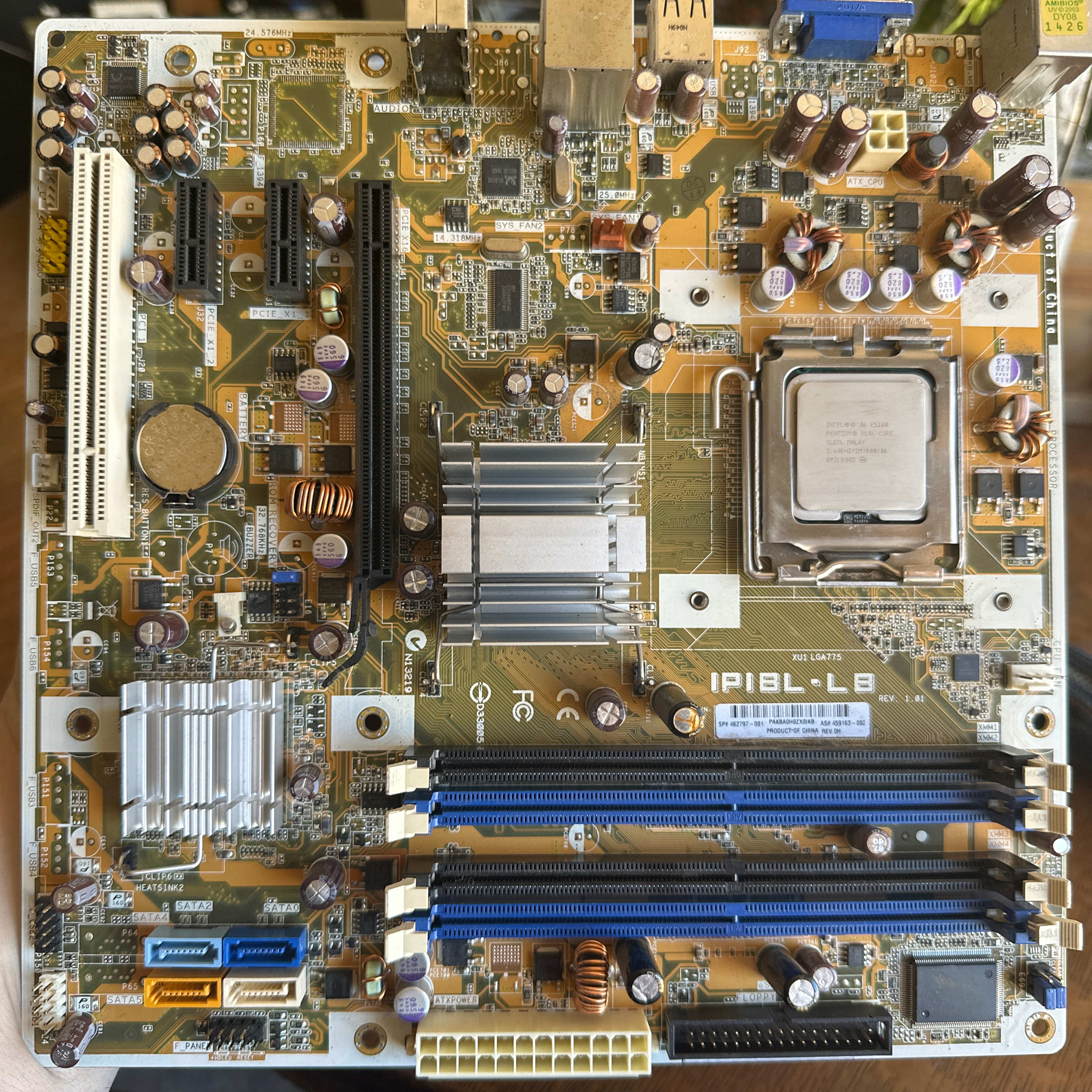 Intel E5300 Pentium Dual Core (2.60 ghz) bundle