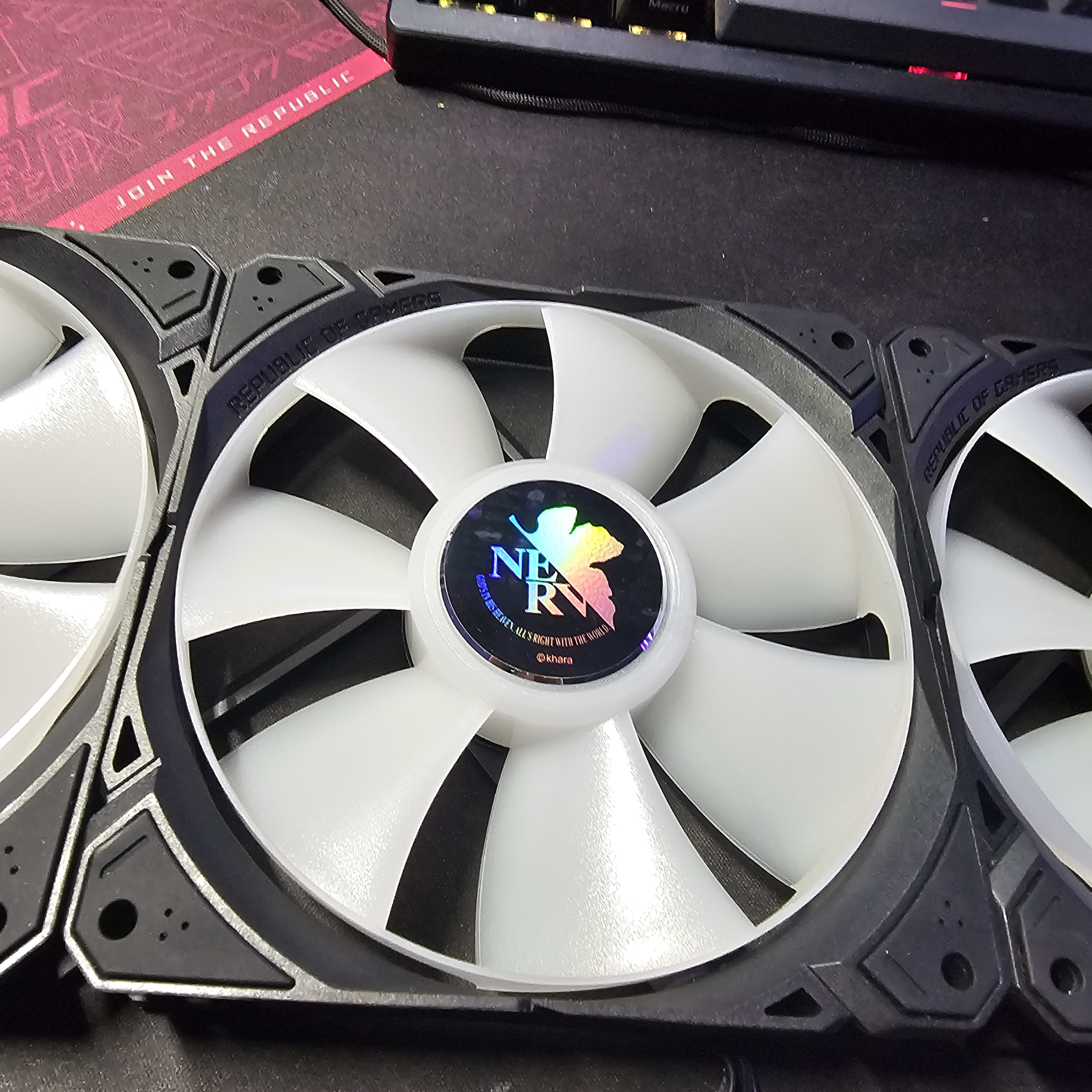 EVA01 Case Fans //  ASUS ROG AF 12S ARGB BLACK, Set of 3