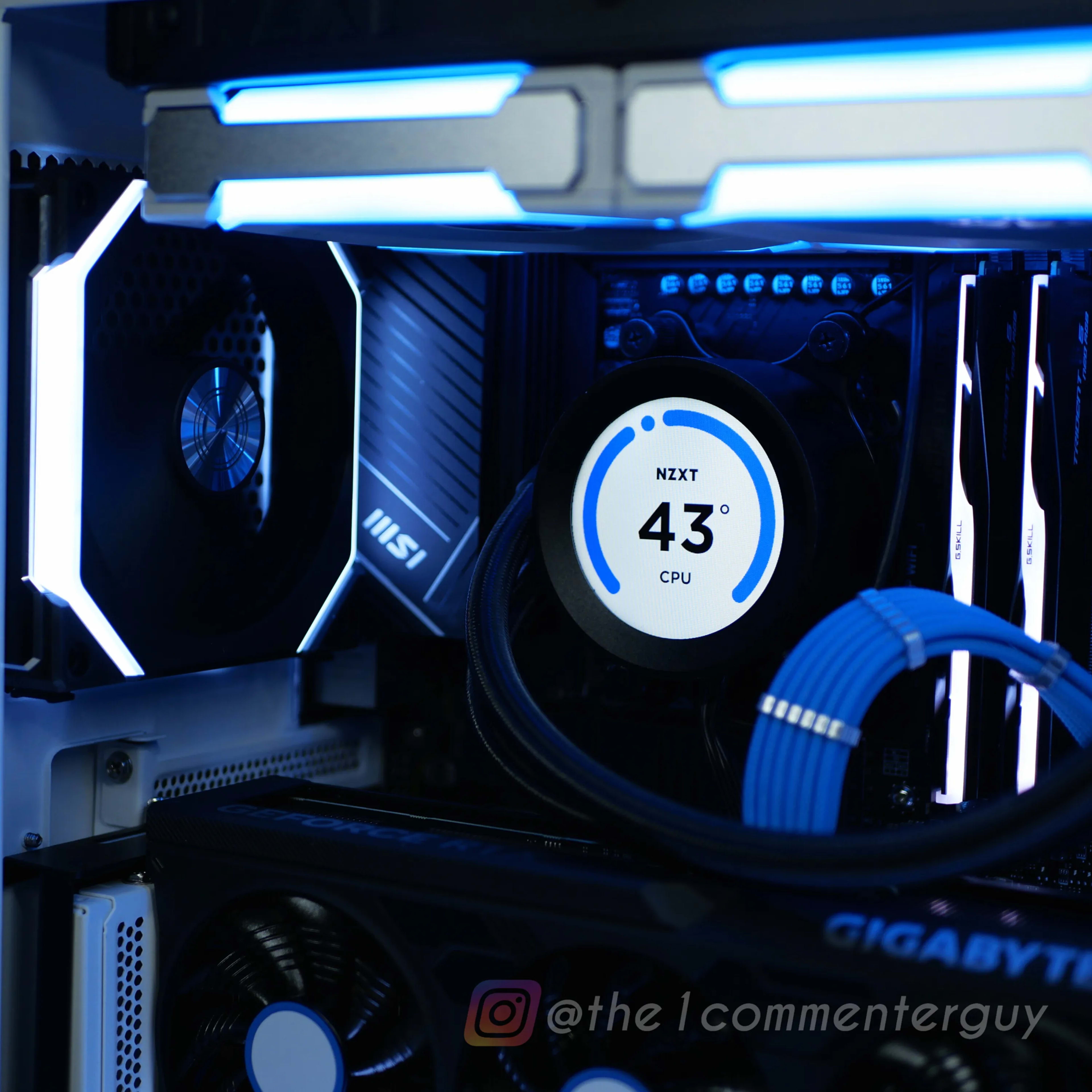 🔵Oreo Blizzard | Ryzen 7 7700, RTX 4070 Super, 2TB Nvme, 32gb DDR5 RGB