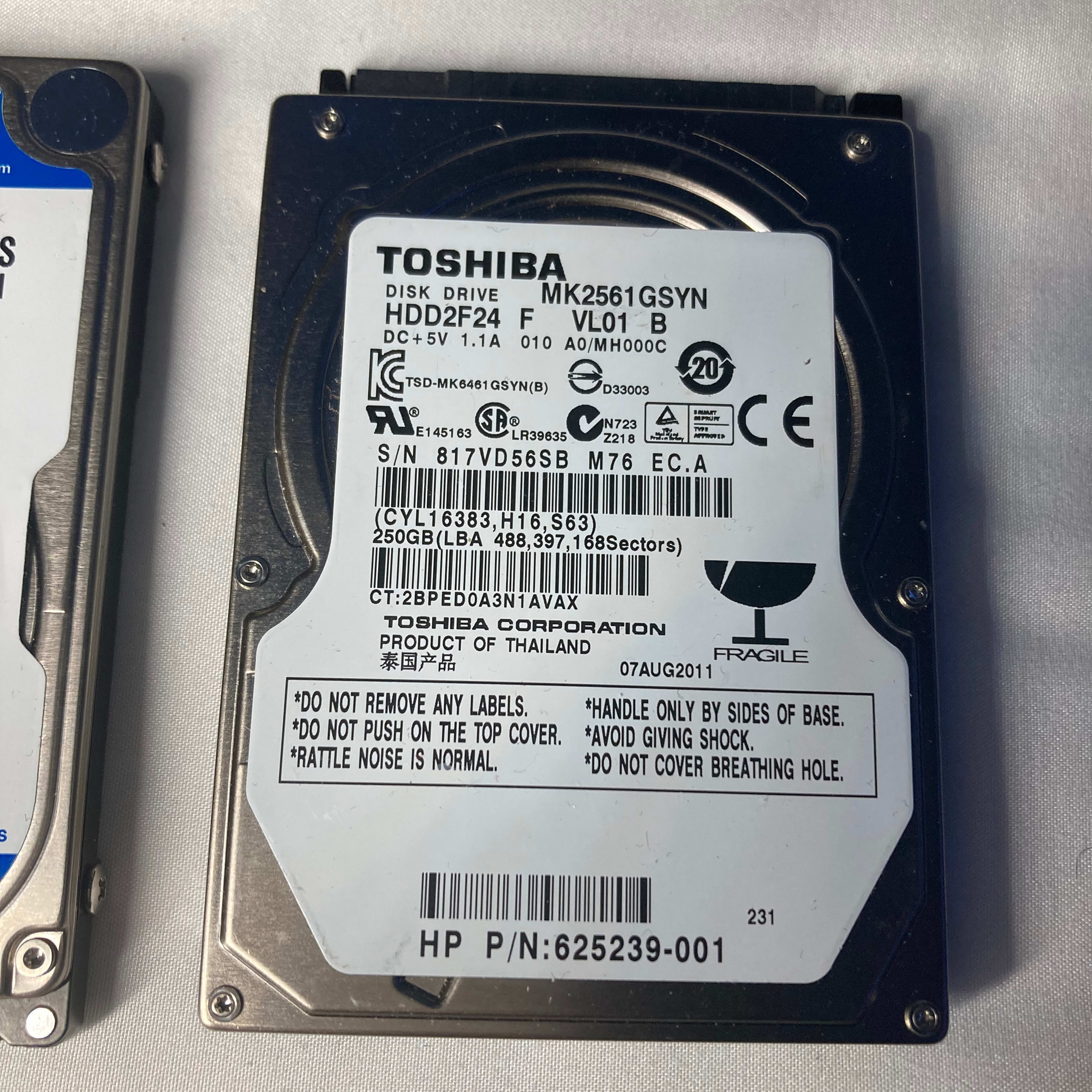 2 x 250 HDD