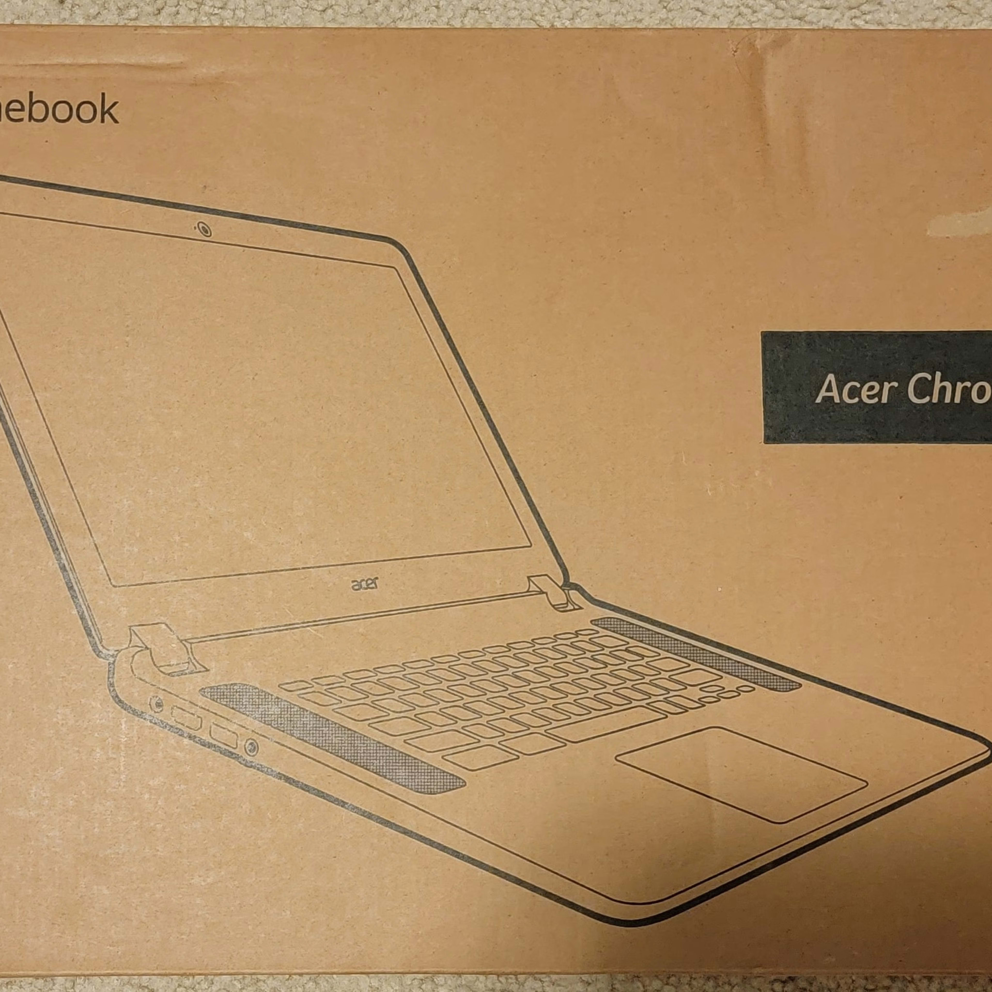 Acer Chromebook 15 CB3-531-C4A5 Granite Gray New In Box
