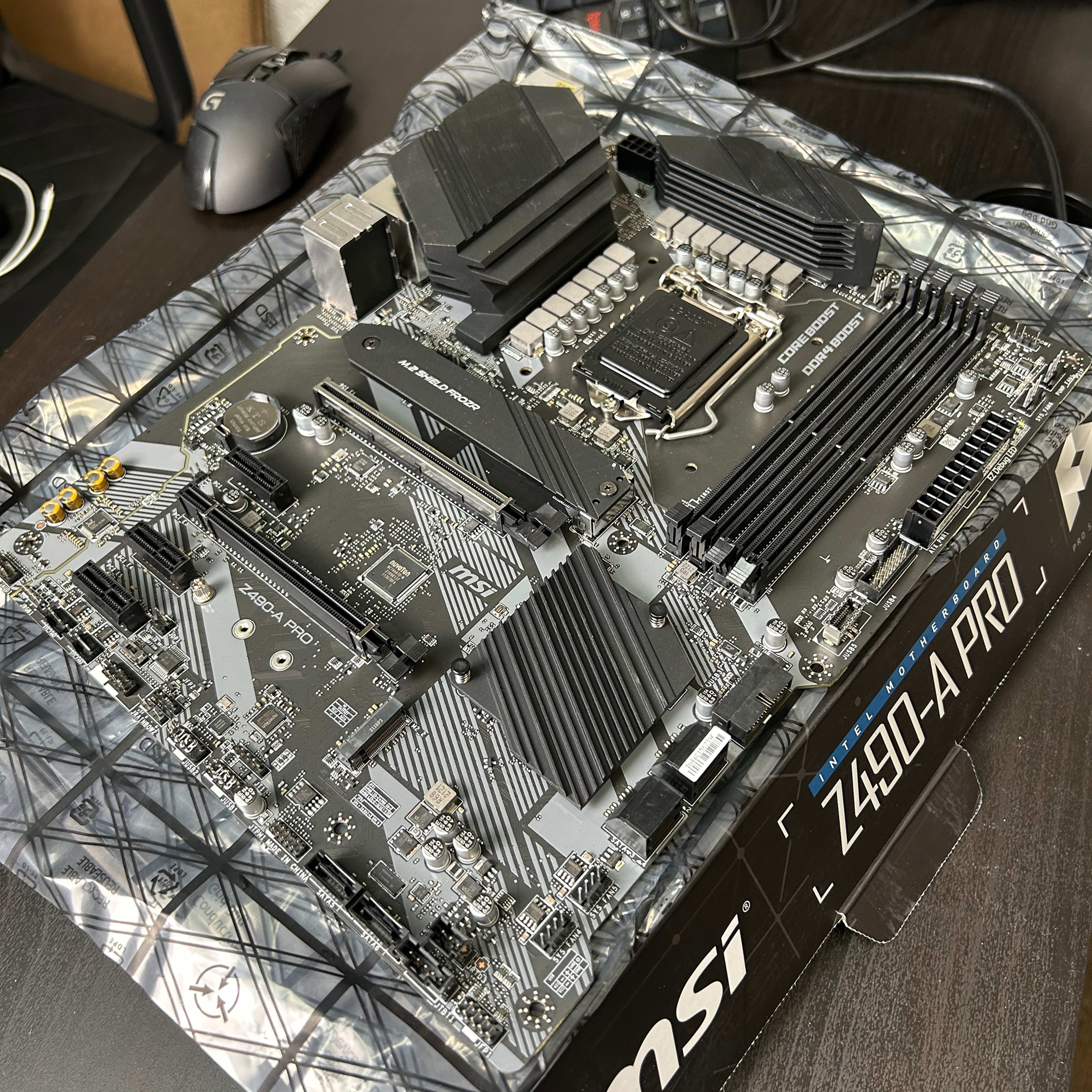 MSI Z490-A PRO Desktop Motherboard - Intel Z490 Chipset - Socket LGA-1200 -  Intel Optane Memory Ready - ATX