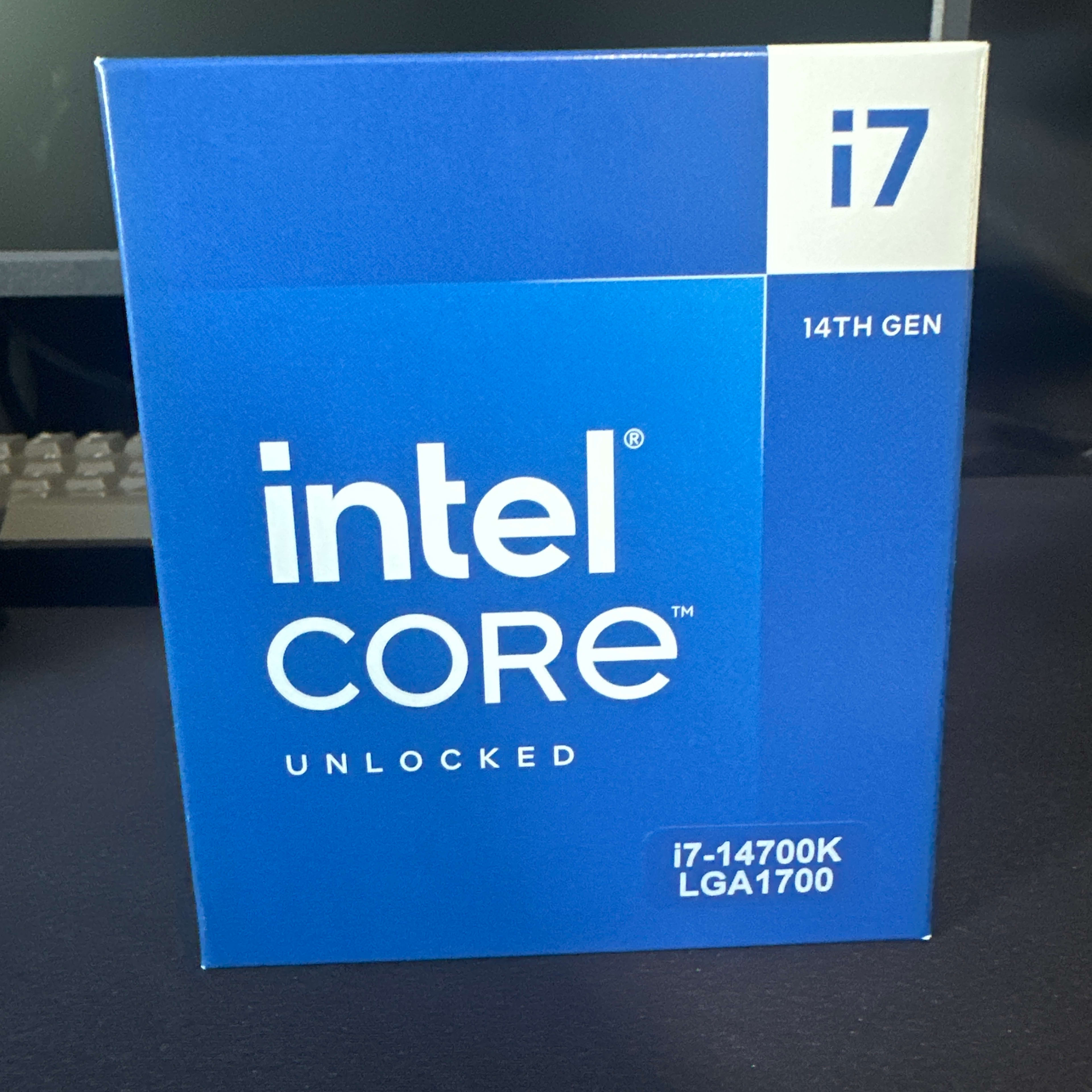 Brand new Intel core i7-14700k