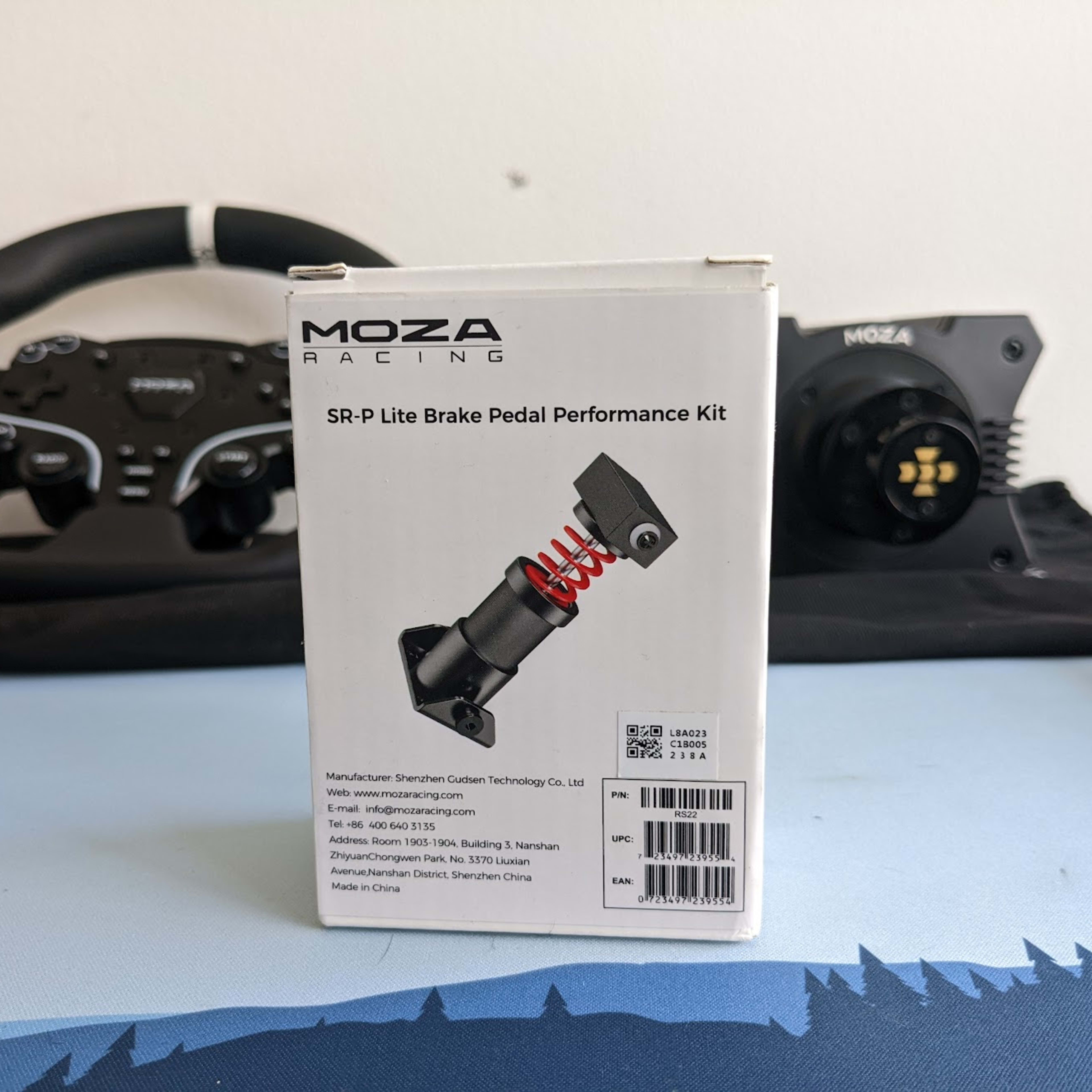 Moza R5 Bundle + SR-P Brake Performance Kit