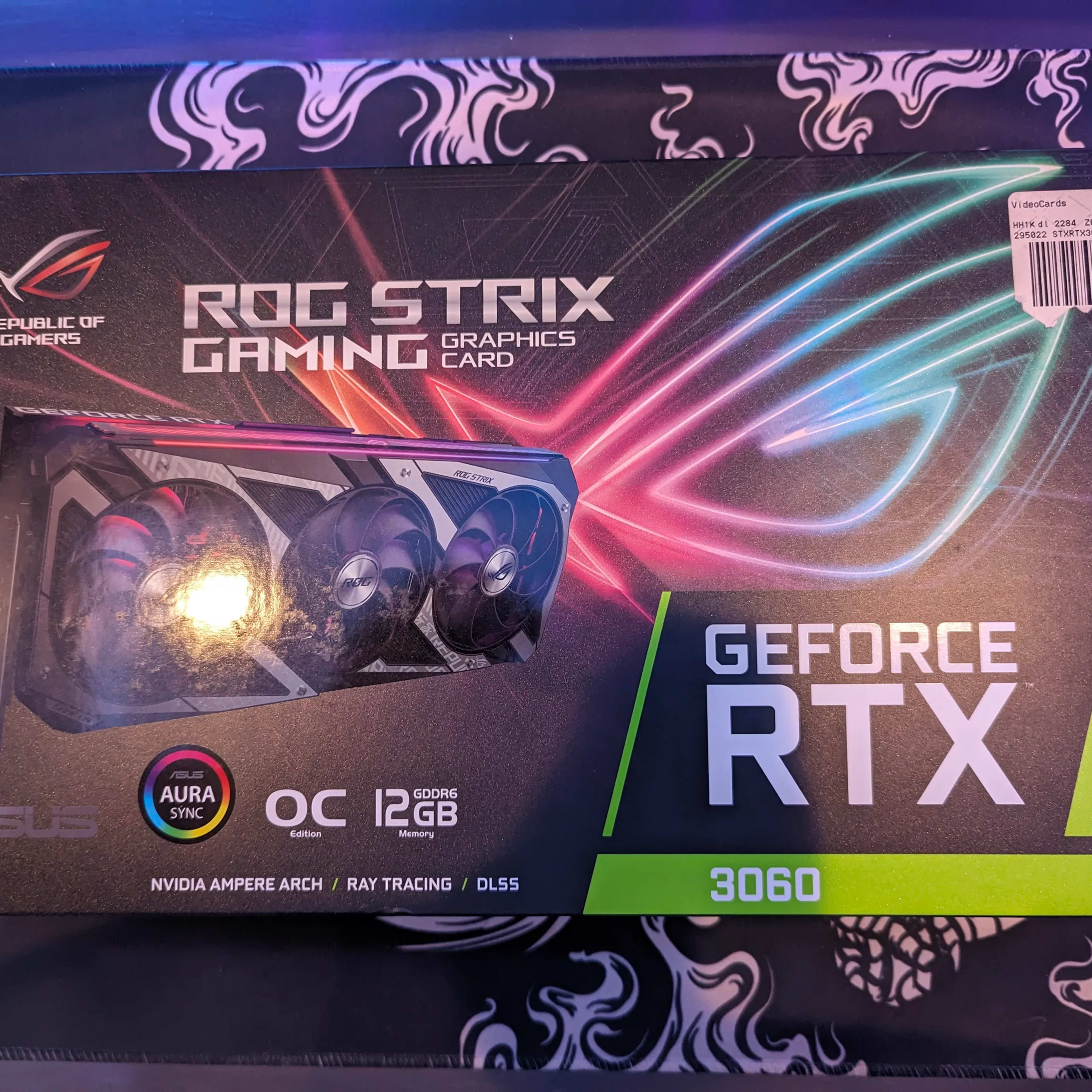 ASUS ROG Strix GeForce RTX 3060 OC Edition 12GB GDDR6 Graphics Card | Jawa