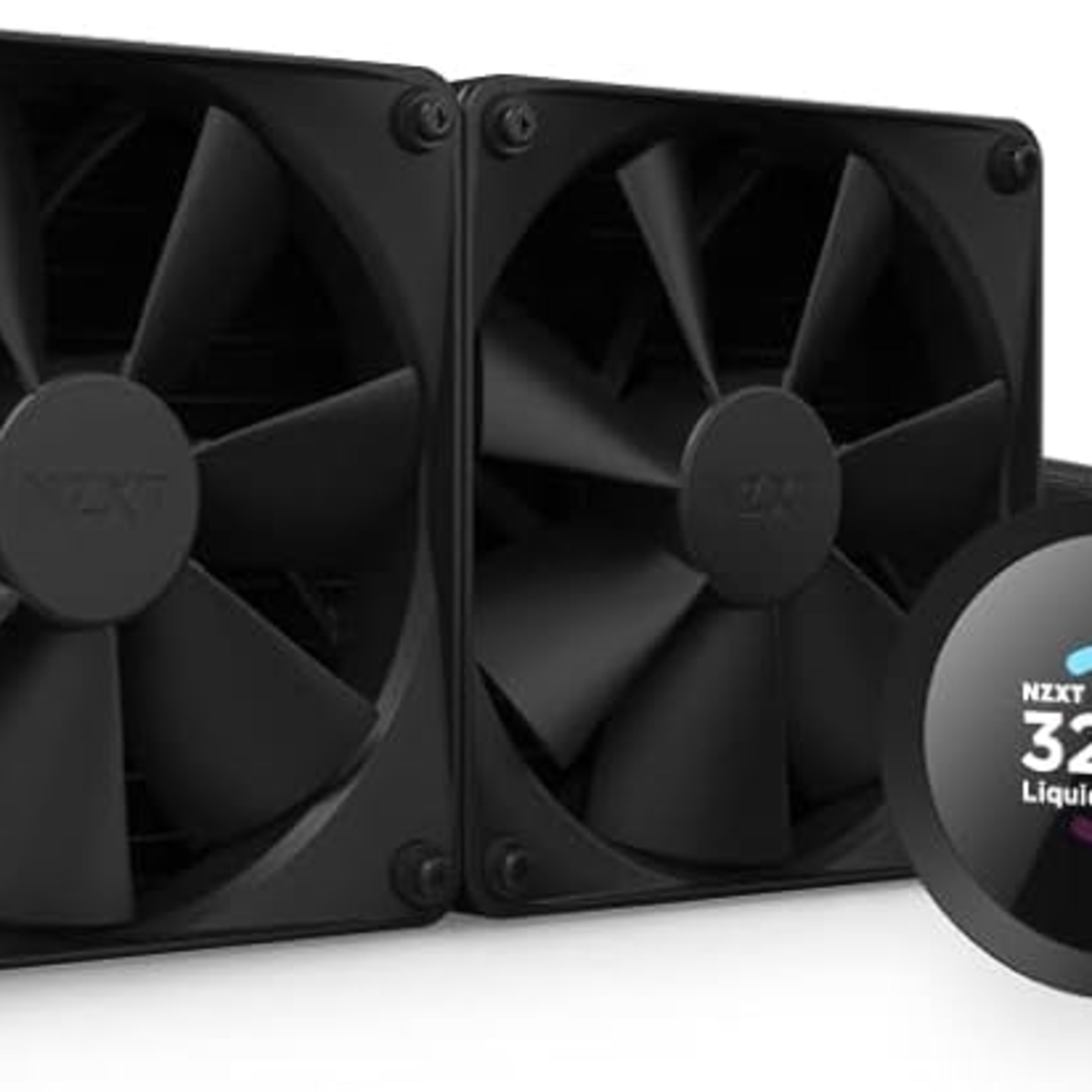 NZXT Kraken 240 - RL-KN-240-B1 - 240mm AIO CPU Liquid Cooler - Customizable 1.54" Square LCD