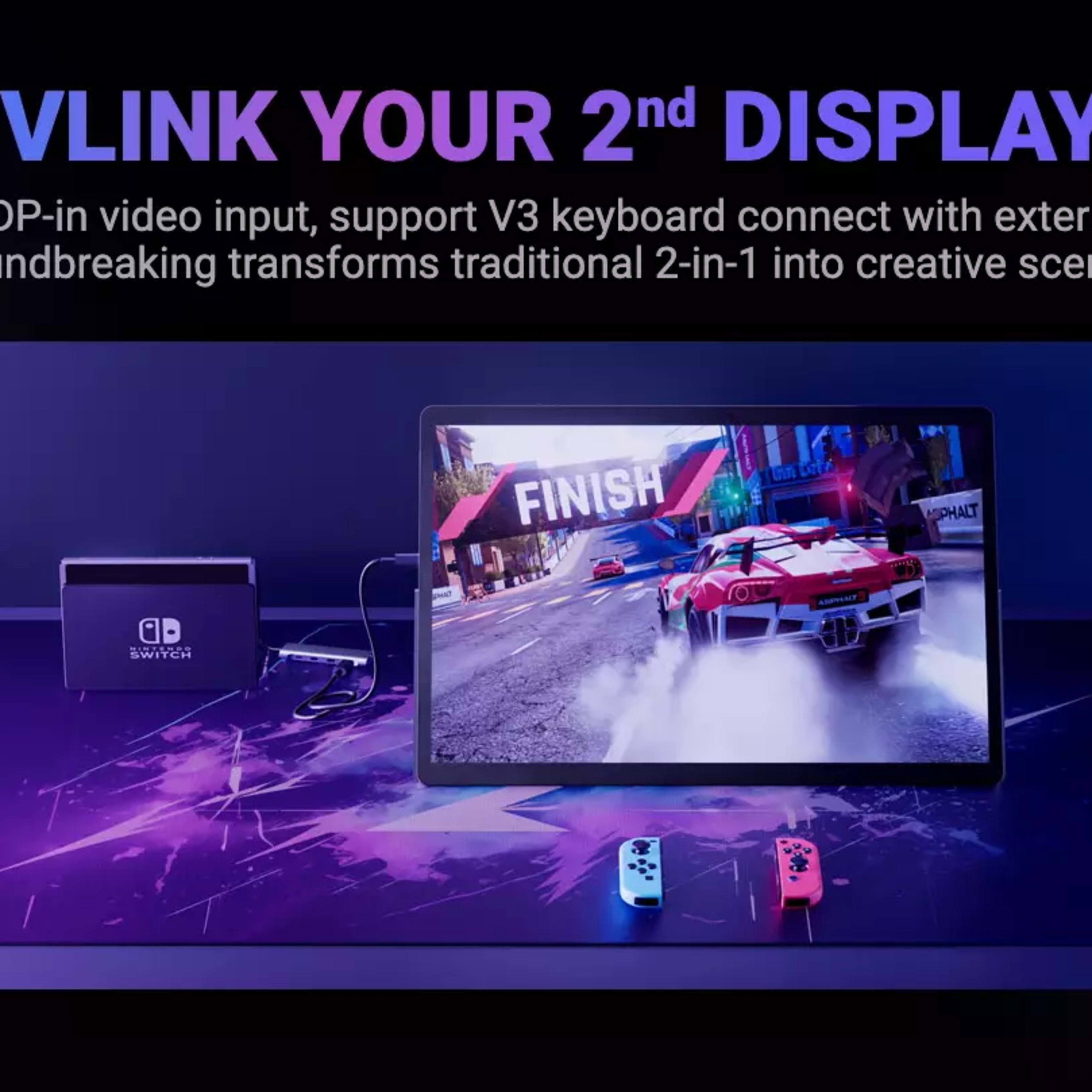 Minisforum V3 AMD 3 in 1 Windows Tablet - Open Box Never