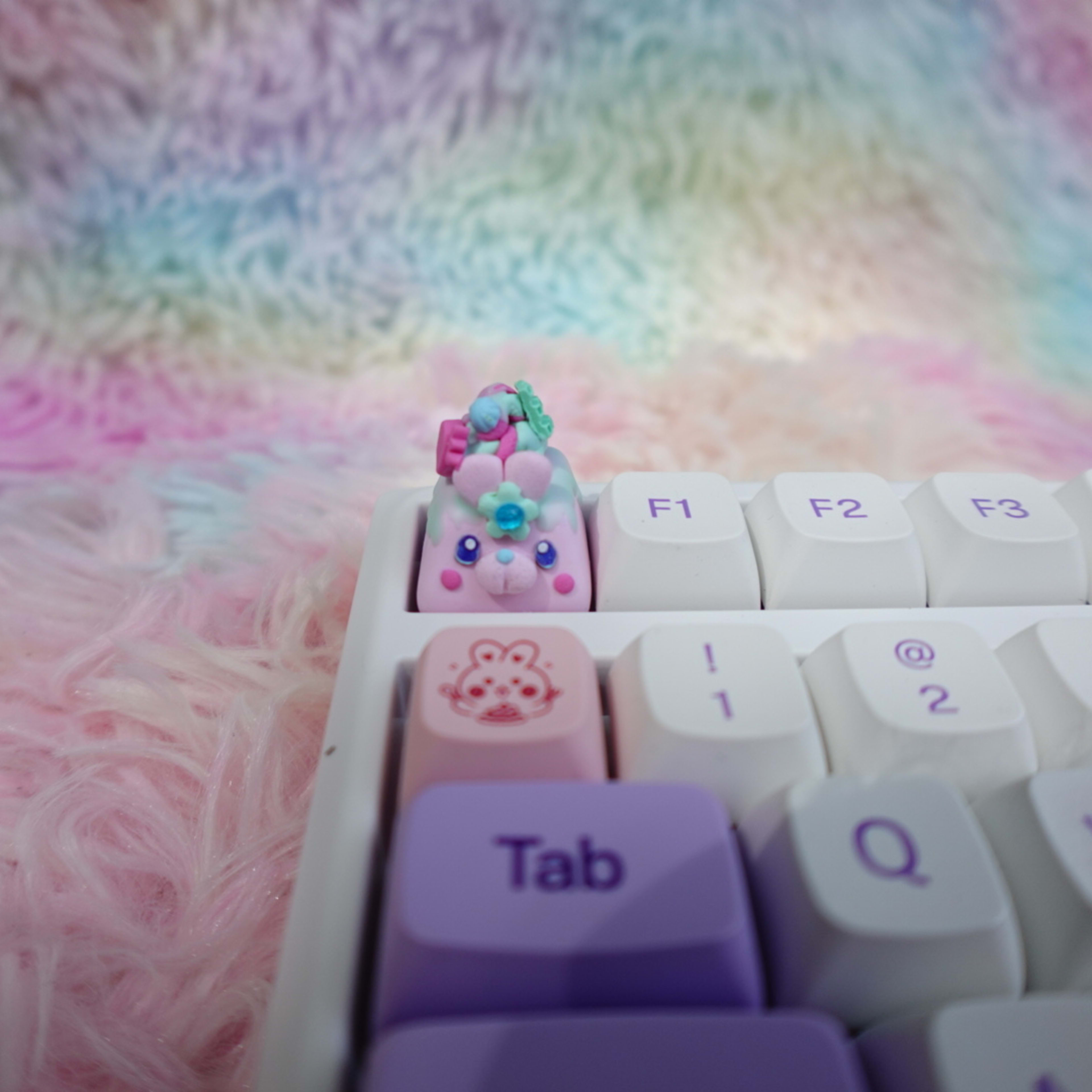 BunnyBuns Series - CandyBunny Artisan KeycapBunnyBuns Series - CandyBunny Artisan Keycap