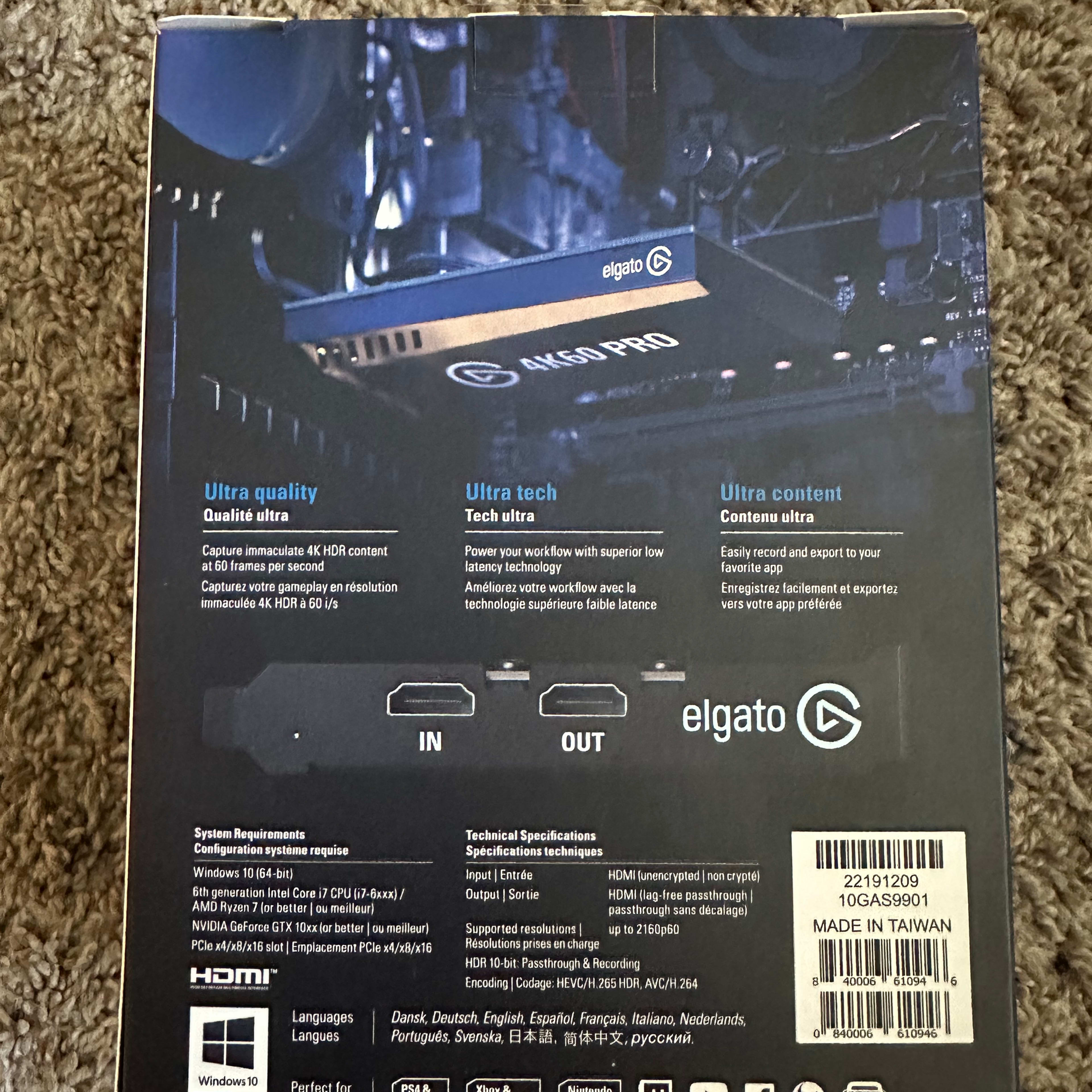 elgato Game Capture 4K60 Pro Mk.II [Open Box]