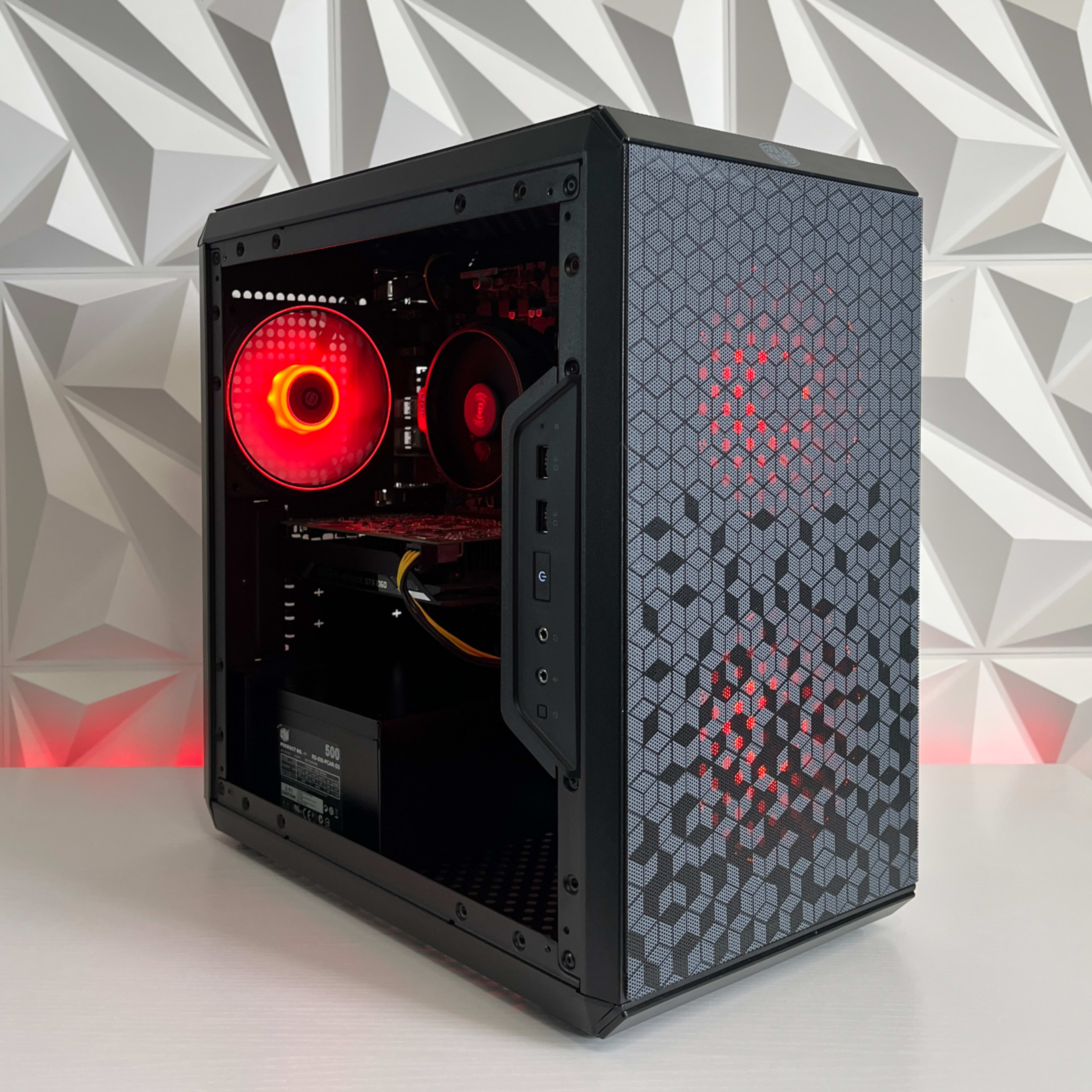 GTX 1060 6GB, Ryzen 5 2600X, 16GB RAM | Black RGB Gaming