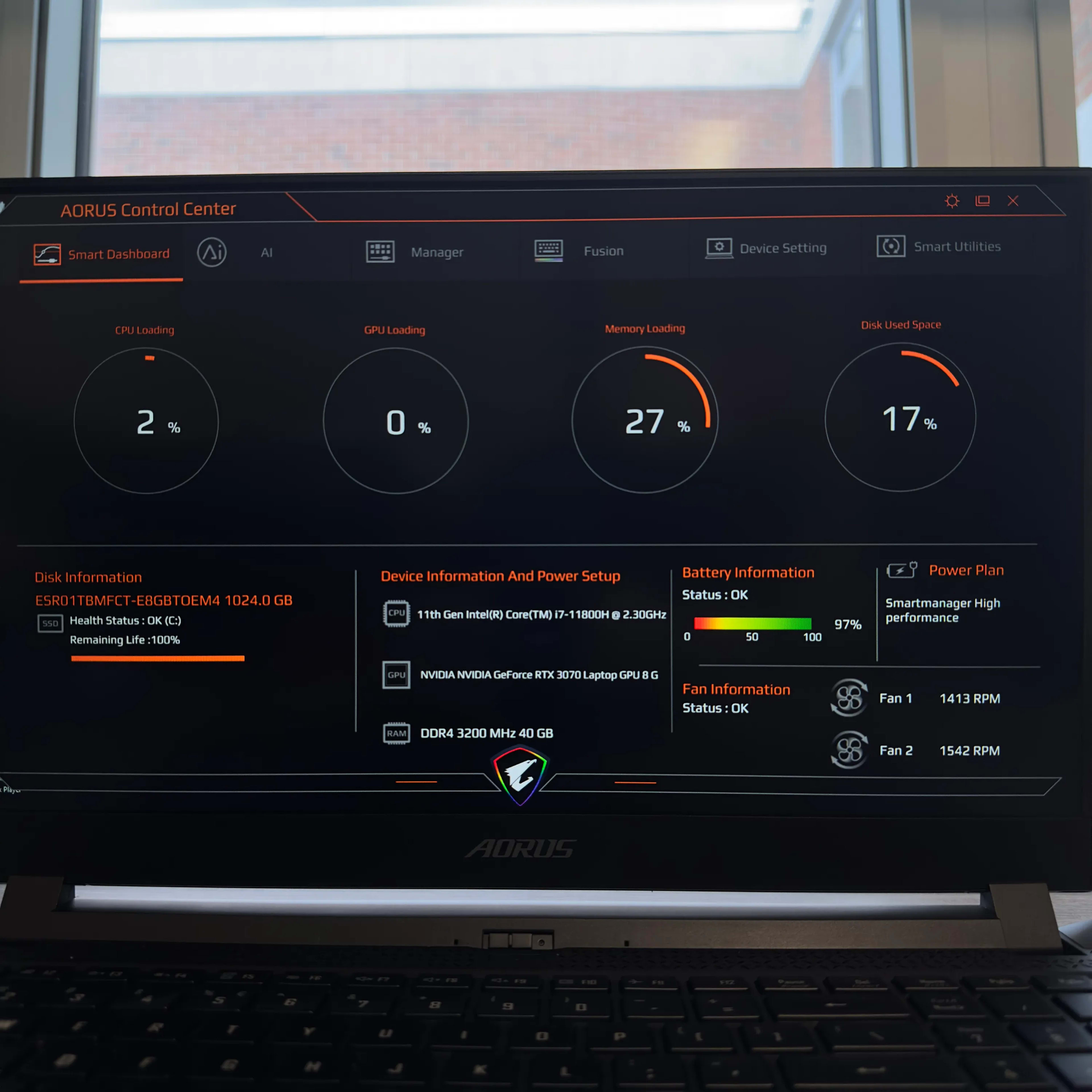 Aorus 15P XD || RTX 3070 || i7-11800H || 40GB DDR4 RAM (1x8 + 1x32) || 240hz 100% SRGB Display