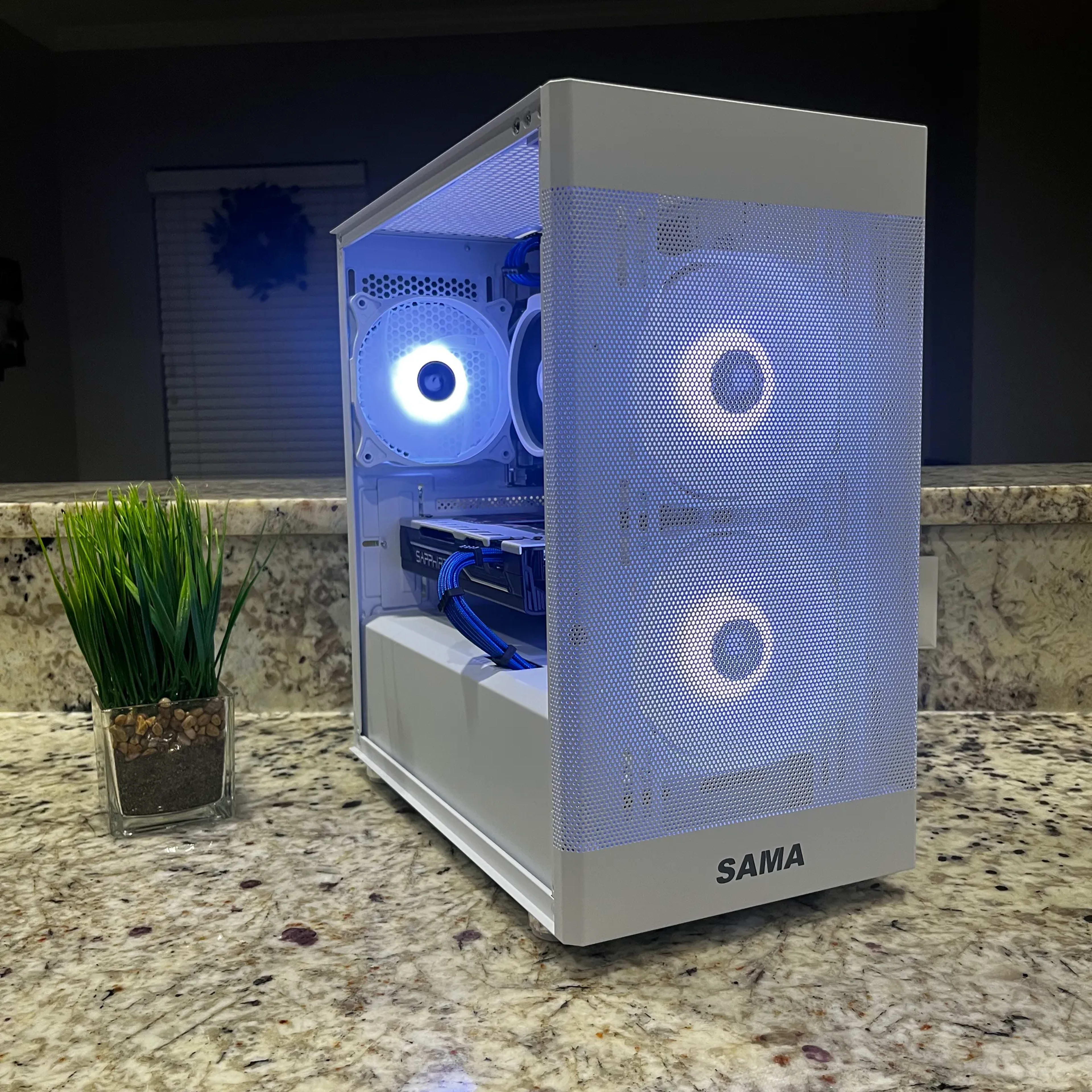 🖥🖱️White Gaming PC||AMD Ryzen 5 2600||Sapphire PULSE Radeon RX 580 8 GB||512 GB NVME🎮🕹️👾