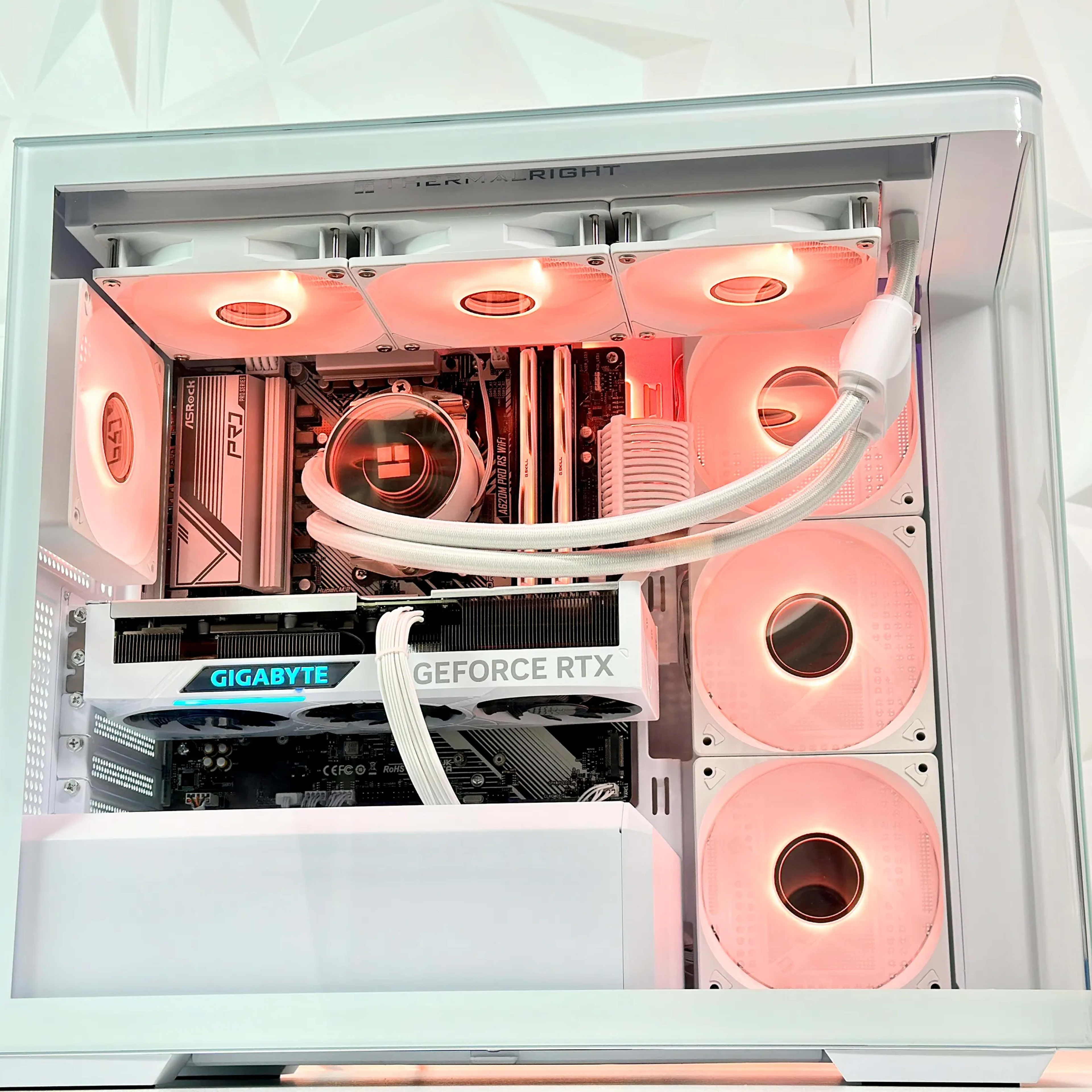 🧊🥶🧔‍♂️Iceman❄️Liquid Cooled Gaming PC❄️Nvidia RTX 4070 Ti 12GB❄️AMD Ryzen 7 7700❄️32GB DDR5