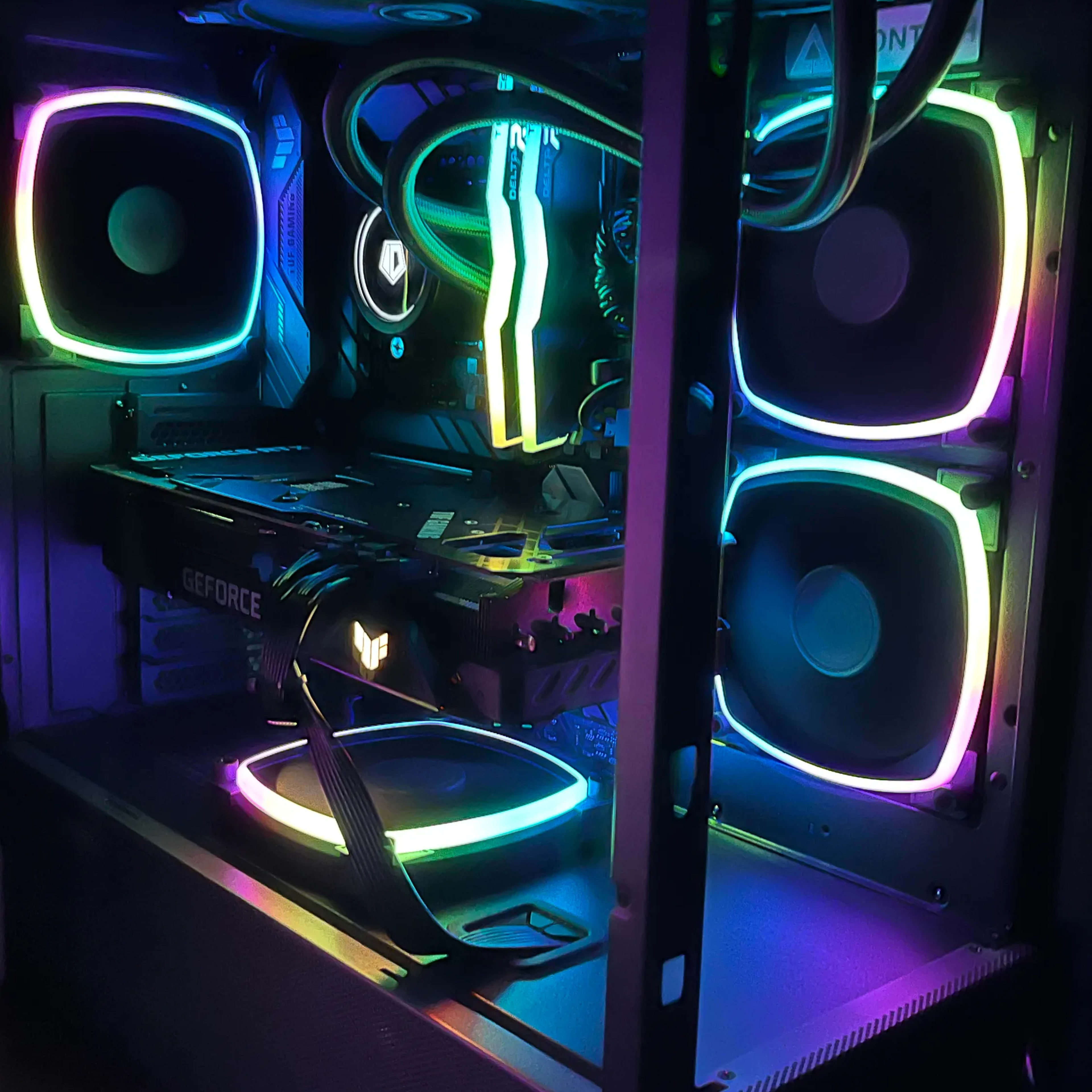 Custom Gaming pc i7-12700KF RTX 3080 32 Gb ram 1Tb storage water 