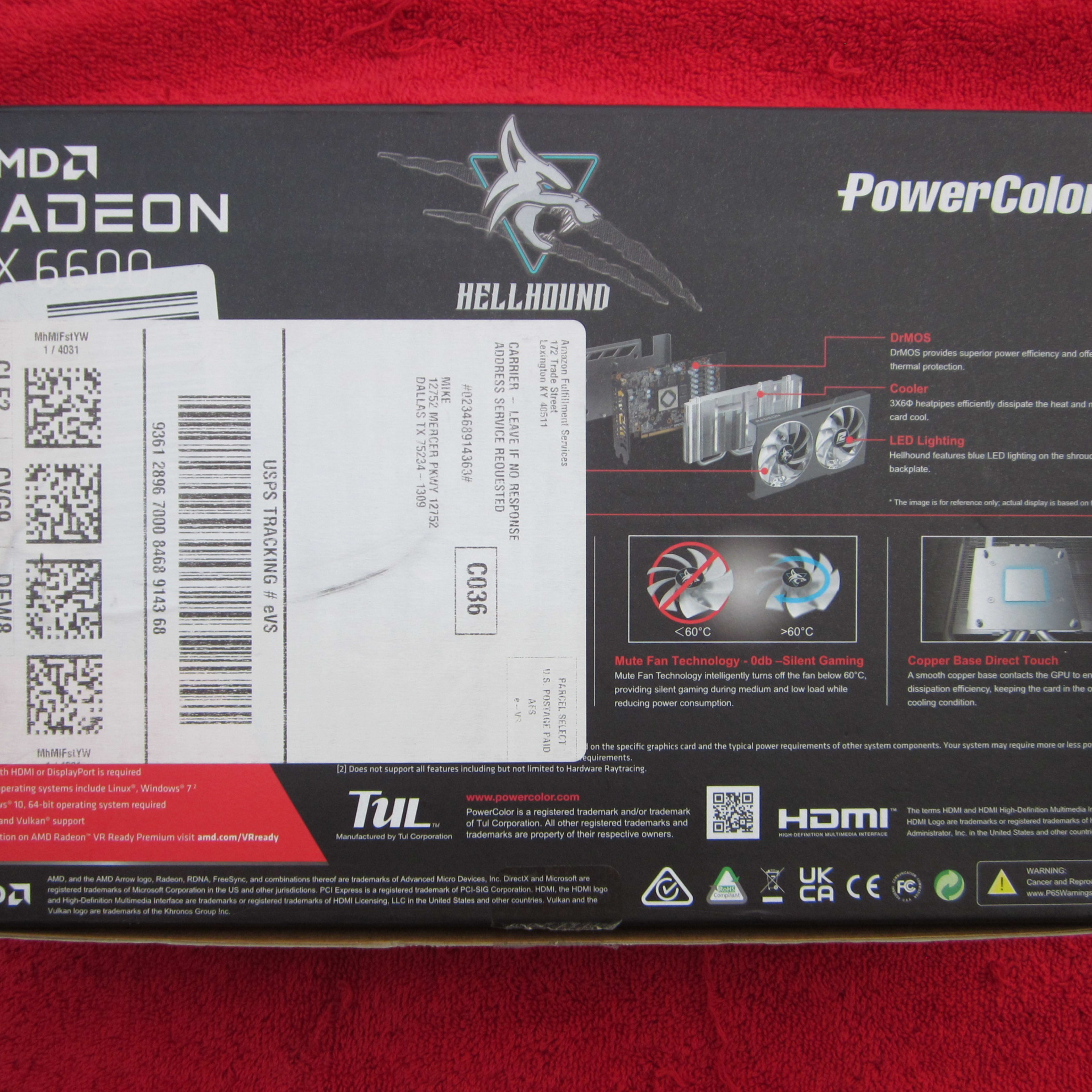 PowerColor Hellhound AMD Radeon RX 6600 8GB GDDR6 Graphics Card | Jawa