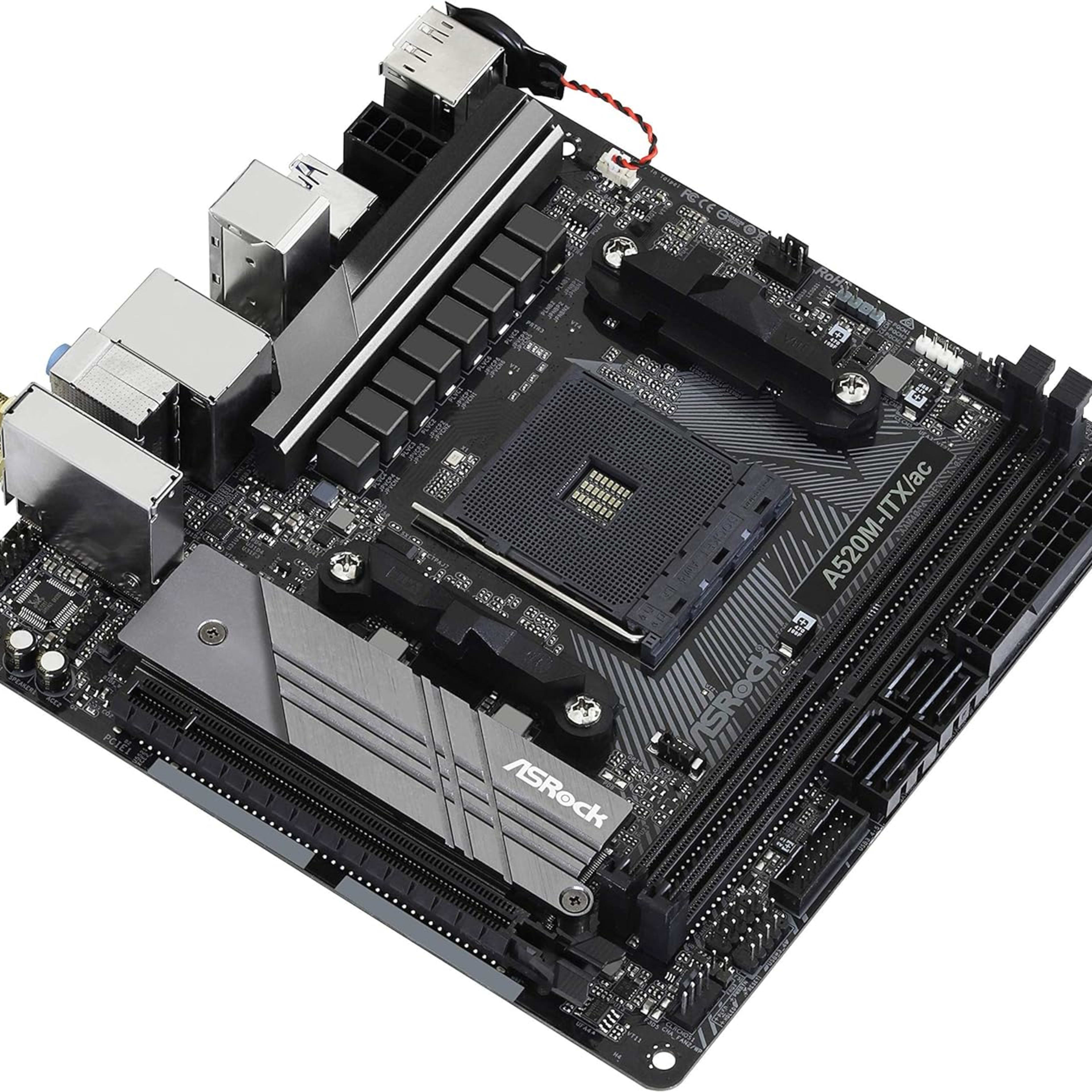 BNIB ASRock A520M-ITX/AC Mini-ITX computer motherboard AMD AM4