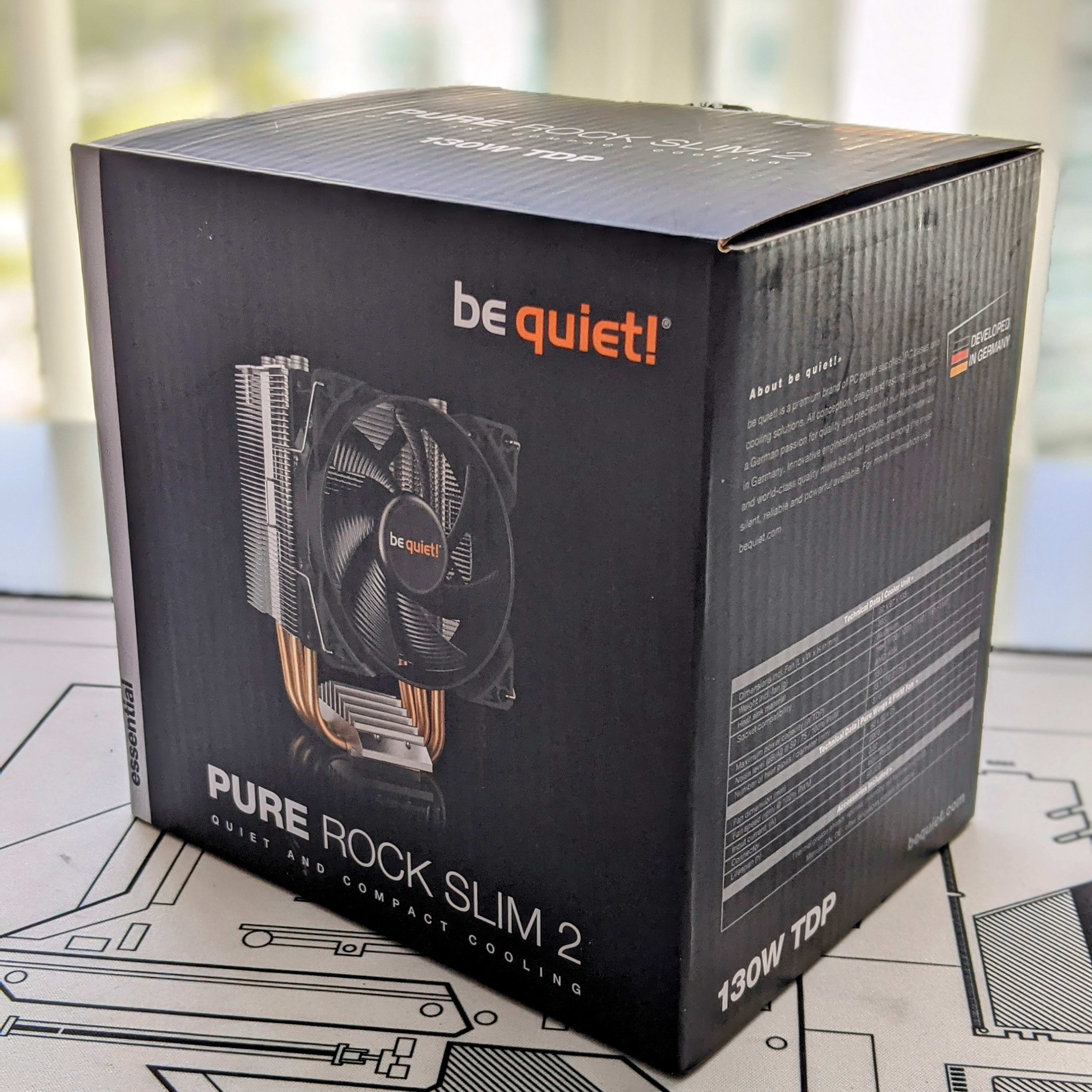 be quiet! BK030 Pure Rock Slim 2, 130W TDP, CPU cooler Little Damage Read