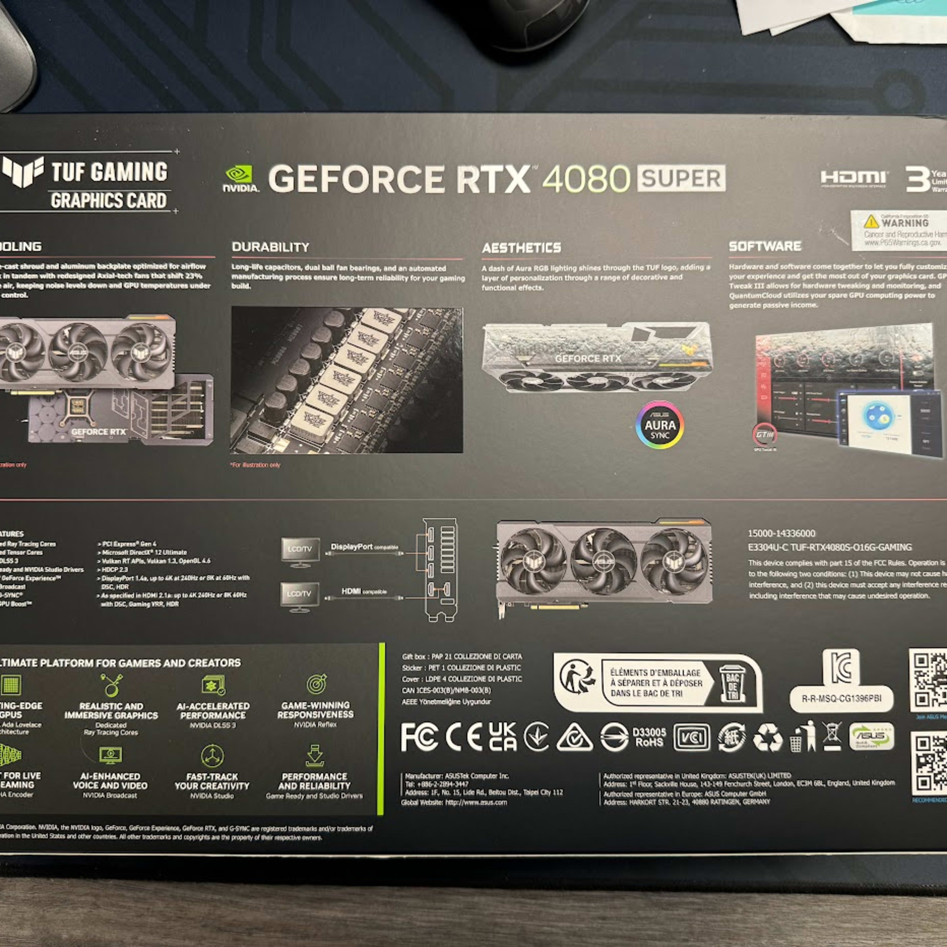 ASUS Tuf Gaming nVidia GeForce RTX 4080 Super *BRAND NEW* | Jawa ASUS Tuf Gaming nVidia GeForce RTX 4080 Super *BRAND NEW* | Jawa