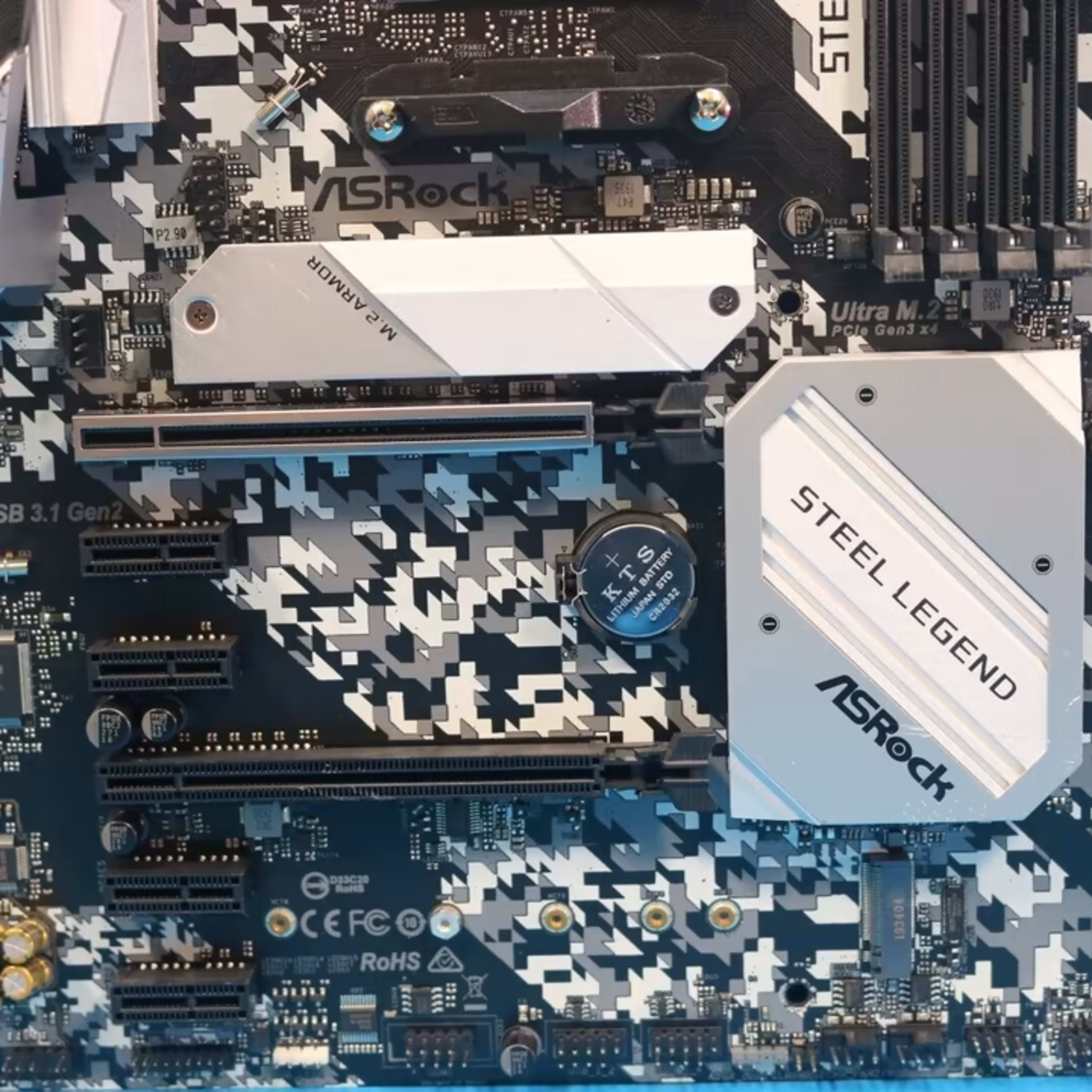 ASRock B450 Steel Legend AMD Socket AM4 DDR4 ATX Desktop ASRock B450 Steel Legend AMD Socket AM4 DDR4 ATX Desktop