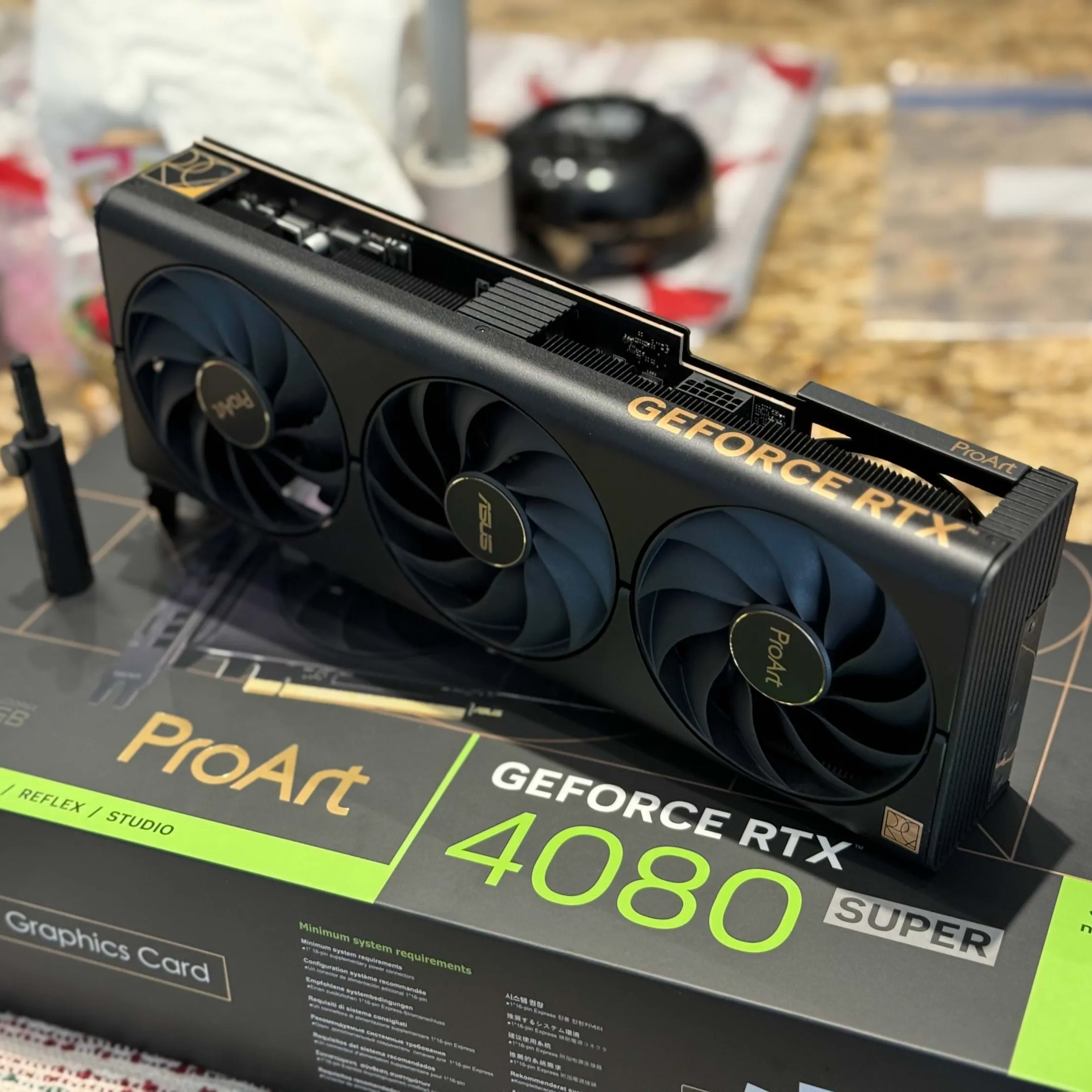ASUS ProArt GeForce RTX 4080 Super 16GB GDDR6X Graphics Card ASUS ProArt GeForce RTX 4080 Super 16GB GDDR6X Graphics Card