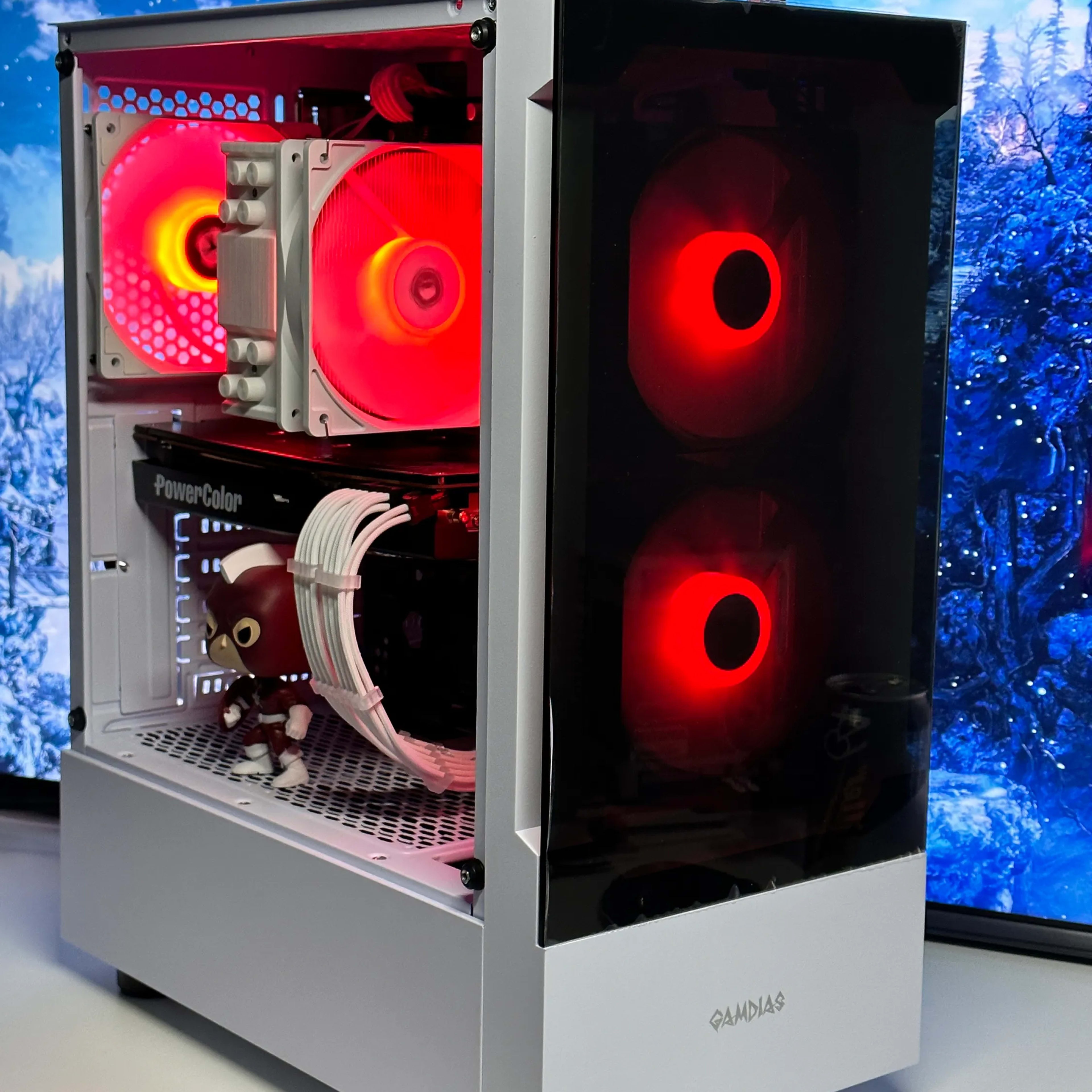 🛑☄️Red Guardian☄️🛑-Gaming PC-Ryzen 5 3600 6-Core -AMD RX 5700XT 8GB-16GB DDR4 RAM-500GB NVME SSD