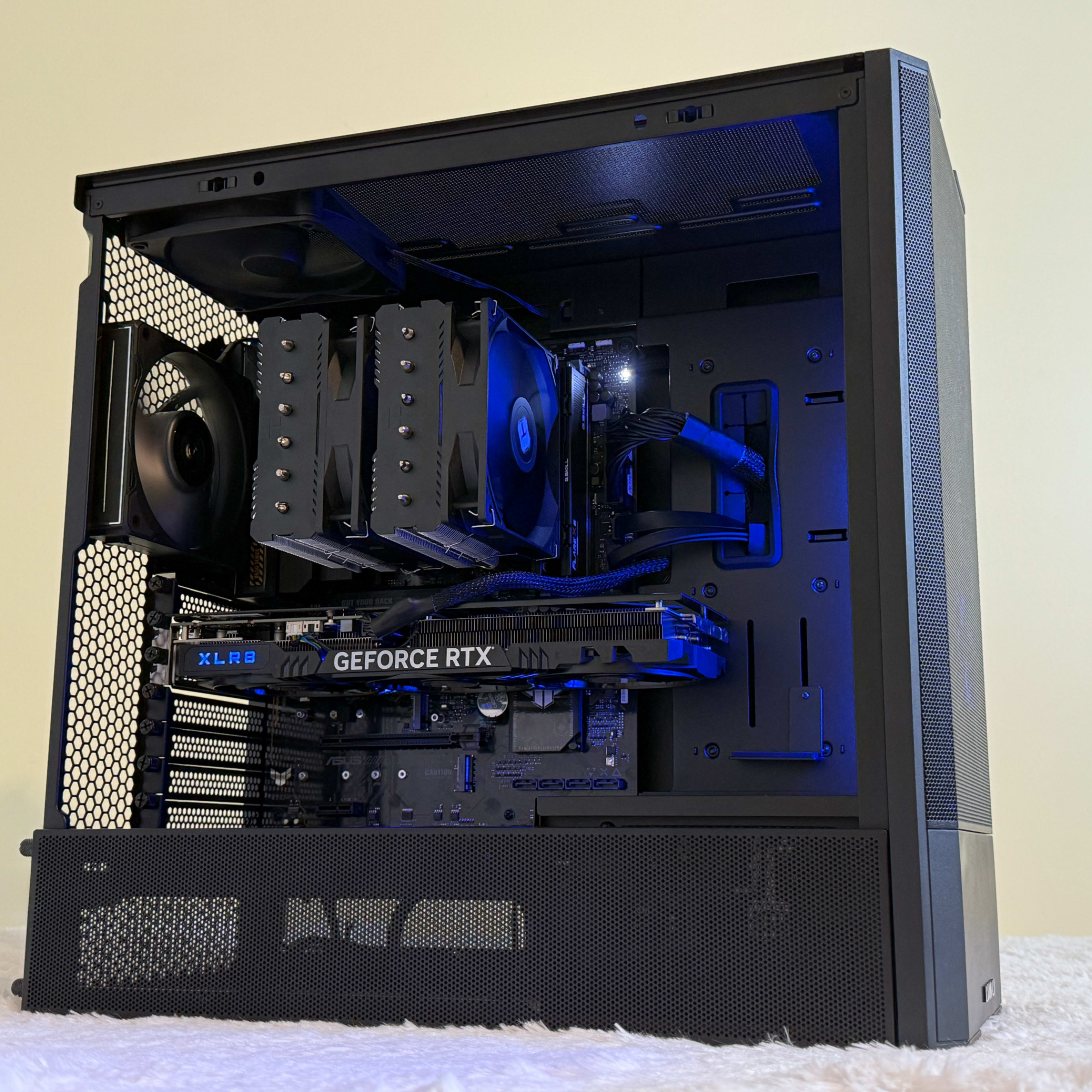 1080p & 1440p Gaming PC - The Blue Sentinel | RTX 4060 TI 1080p & 1440p Gaming PC - The Blue Sentinel | RTX 4060 TI