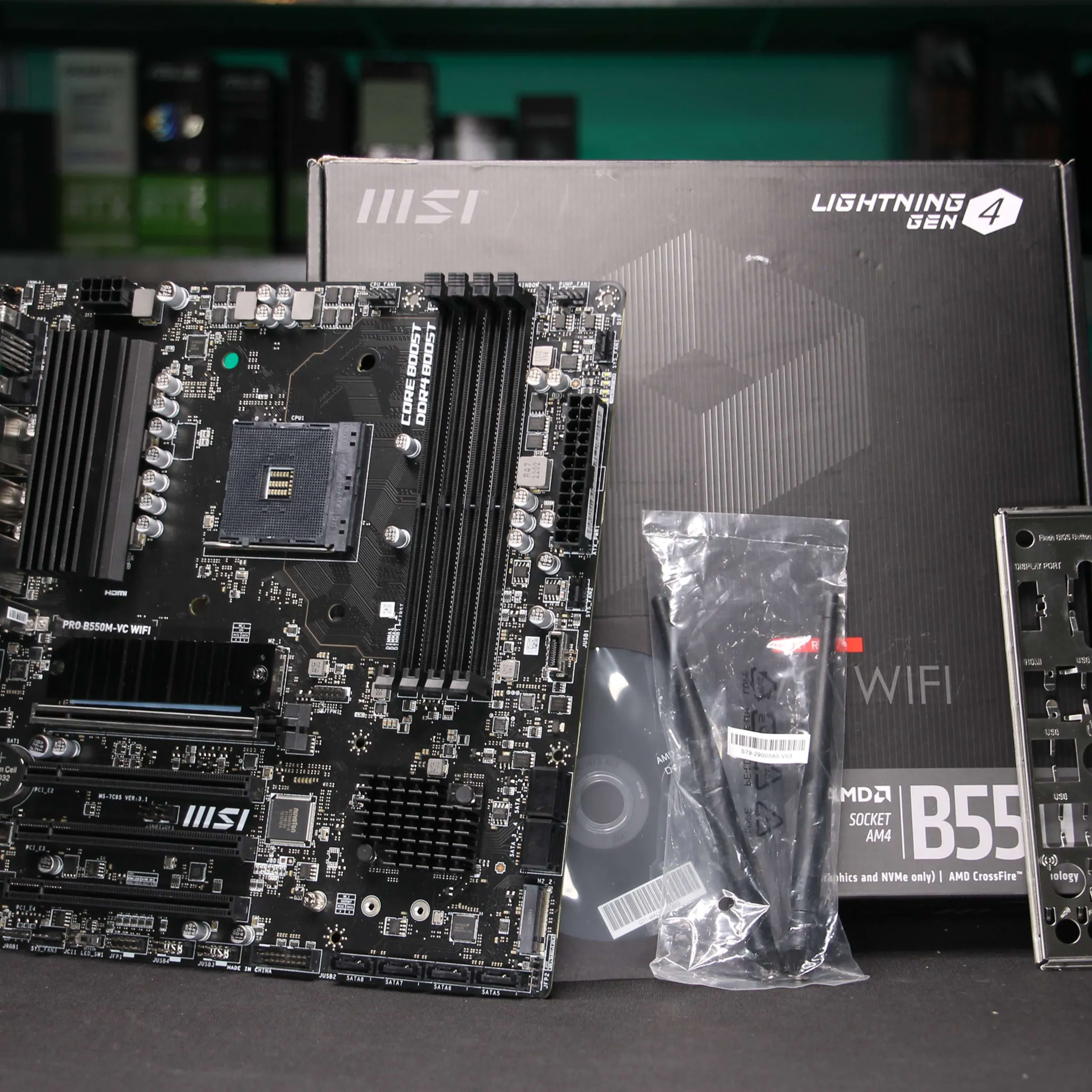 MSI PRO B550MVC WIFI MicroATX Motherboard Jawa