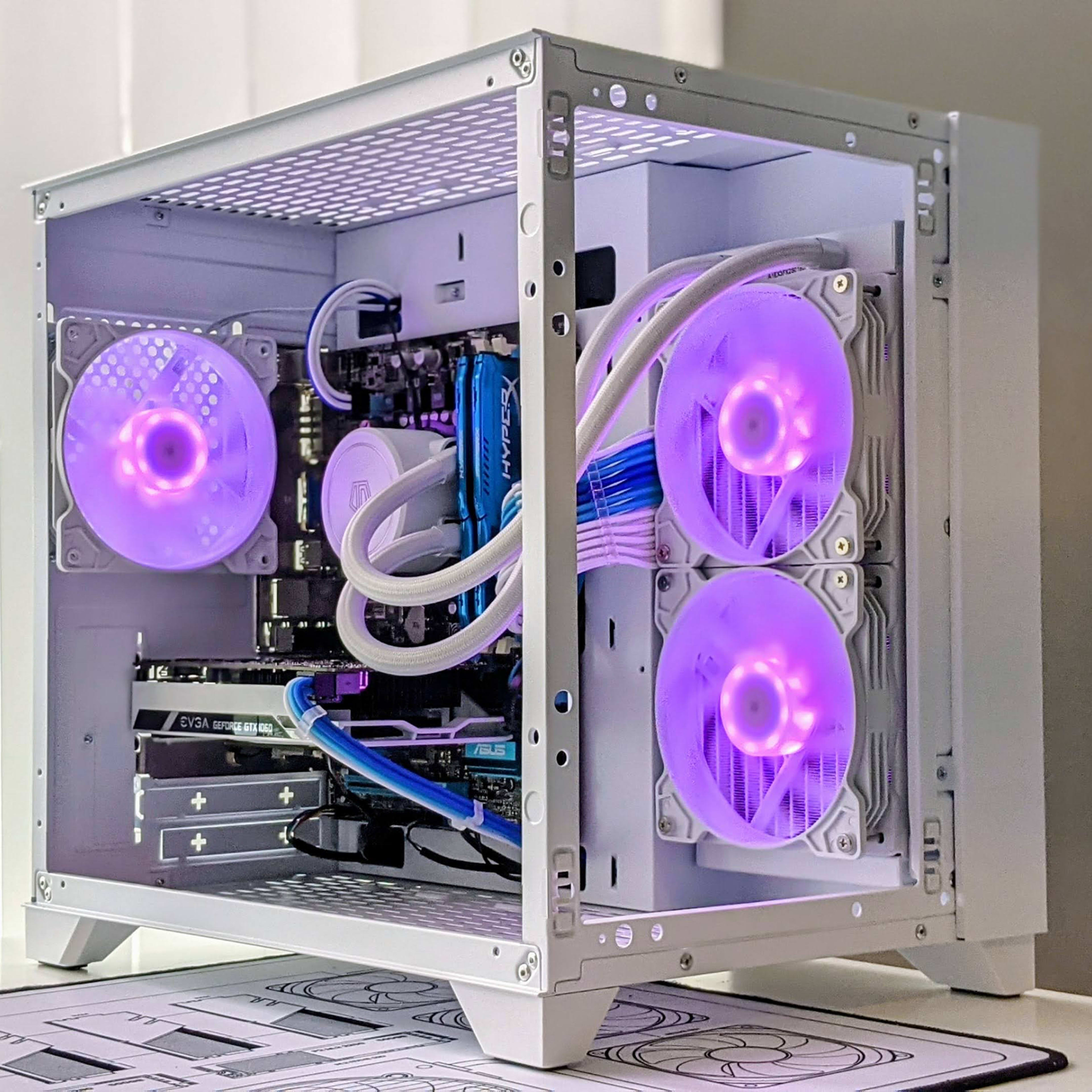 Icicle | GTX 1060 3GB/ Watercooled i7-3770 4c/8t White Gaming PC