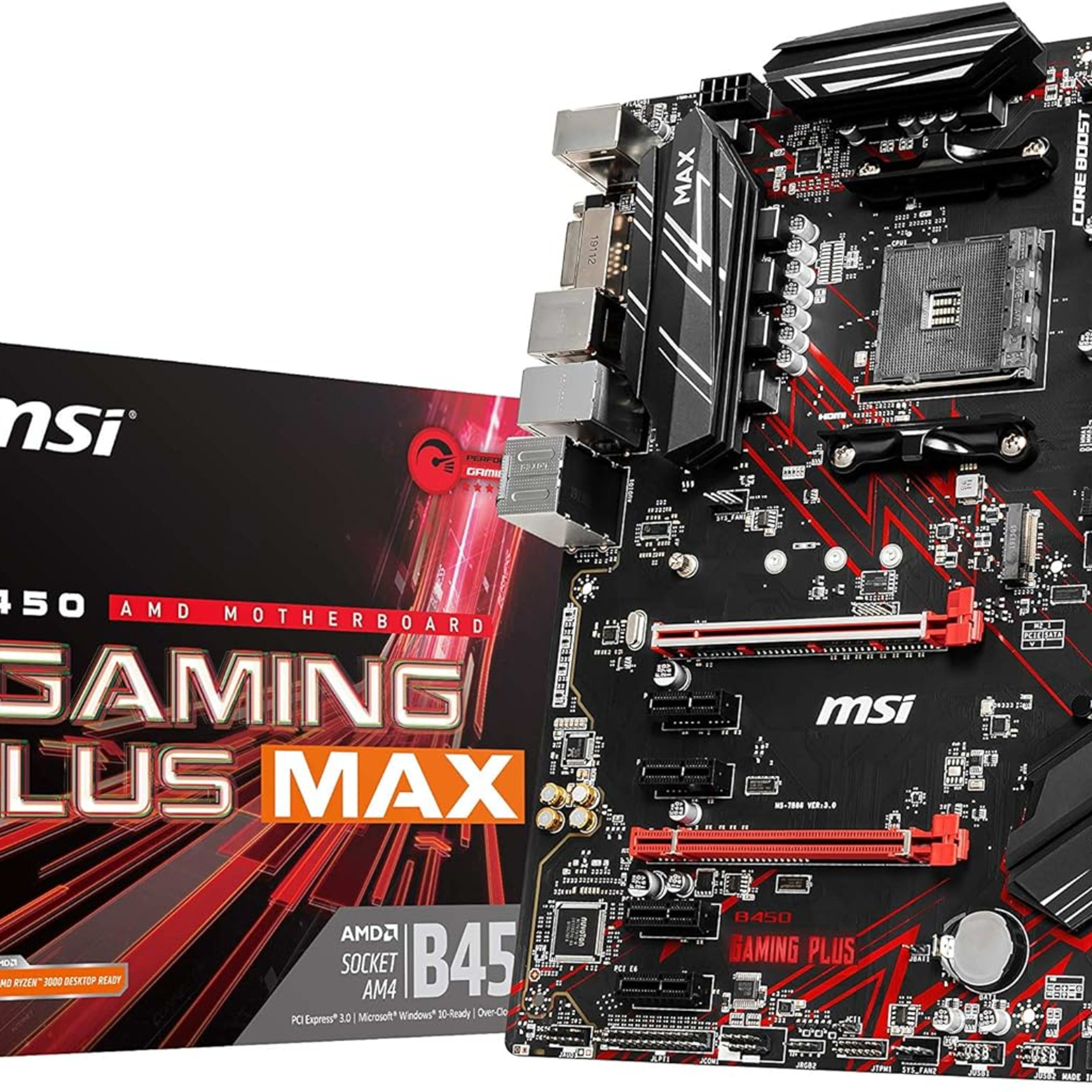 MSI B450 Gaming Plus Max ATX | Jawa MSI B450 Gaming Plus Max ATX | Jawa