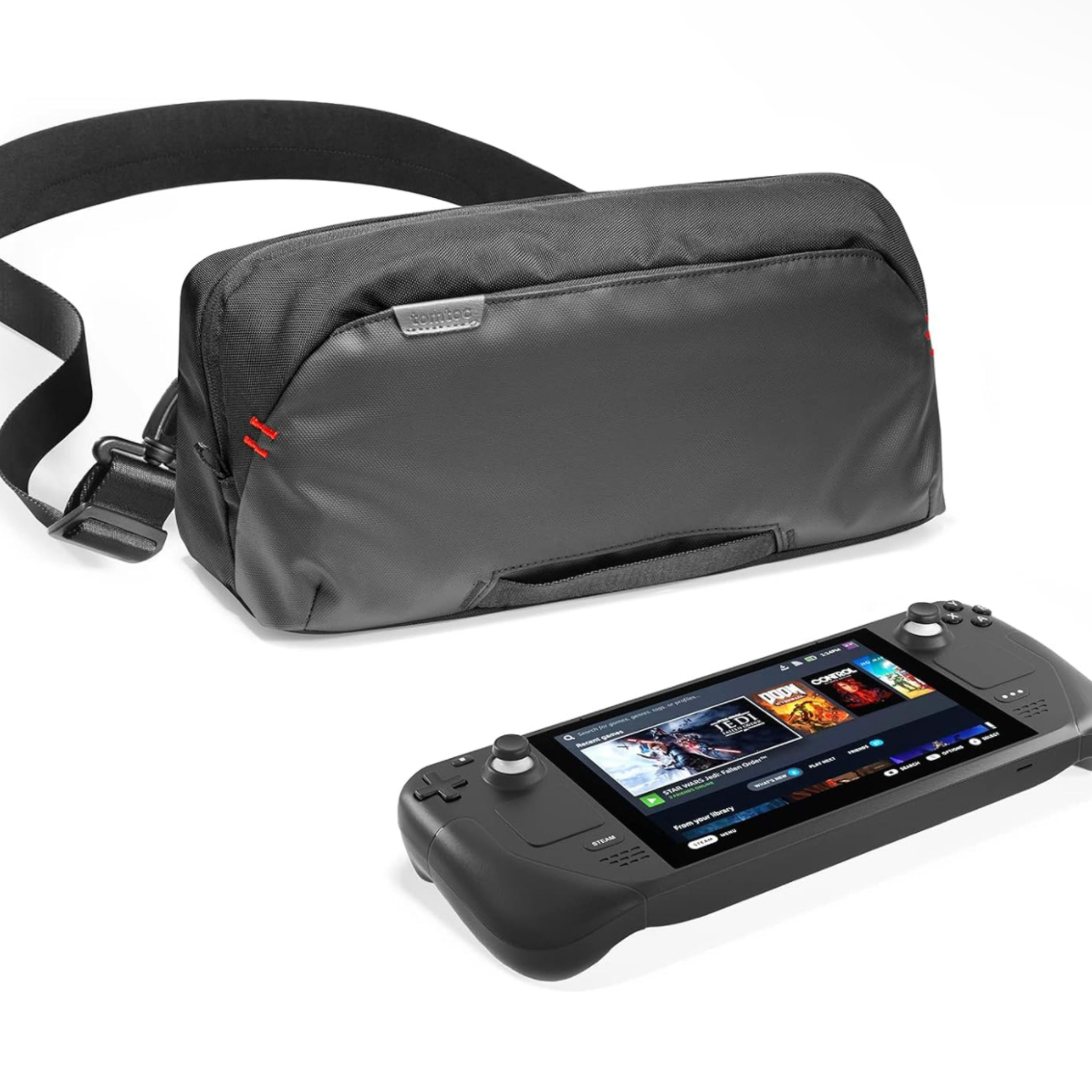 tomtoc Carrying Case for Steam Deck/Steam Deck OLED/ASUS ROG Ally, Storage Portable BaG