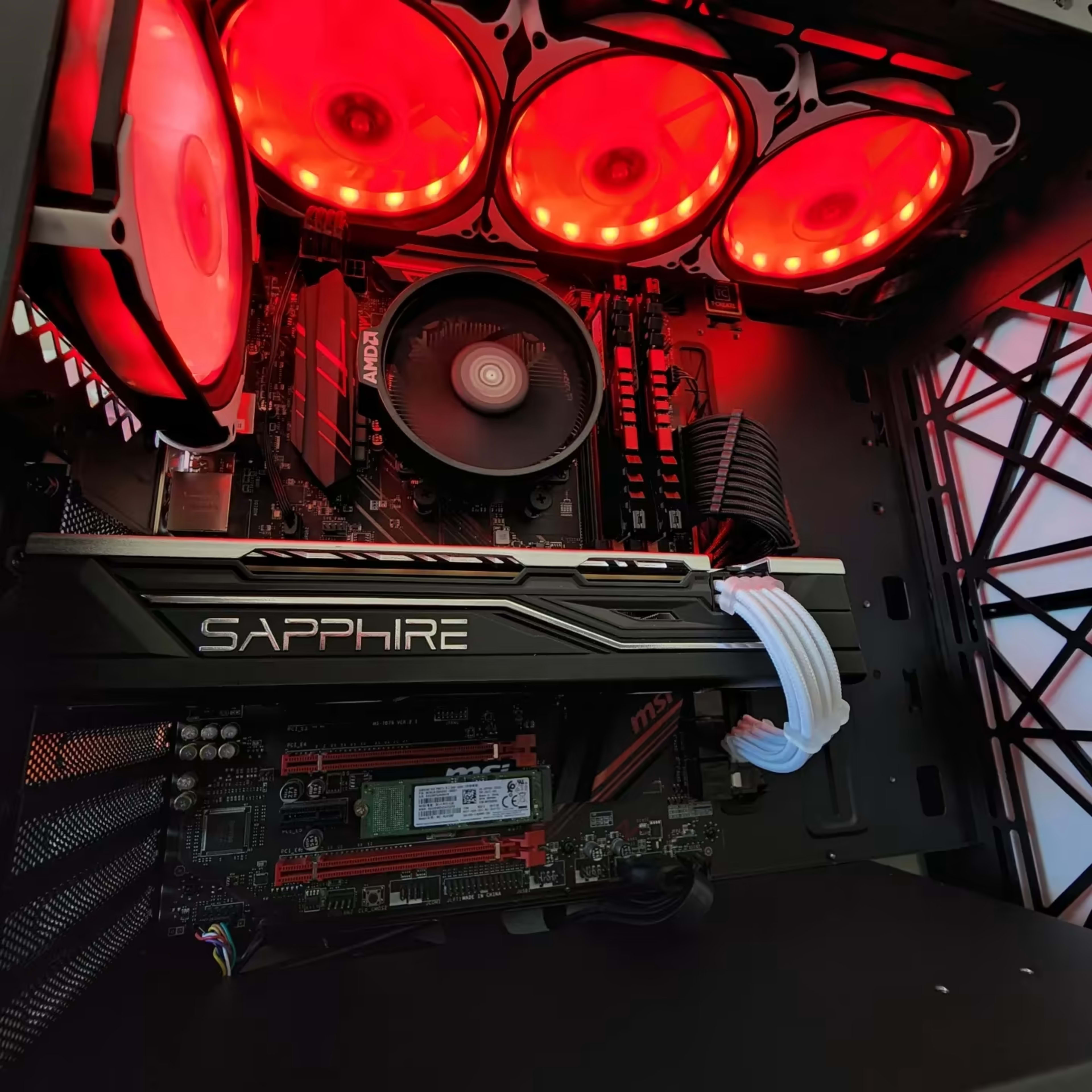 Gaming PC: AMD Ryzen 5 2600 // AMD Radeon RX 570 8GB// XLR8 16GB 