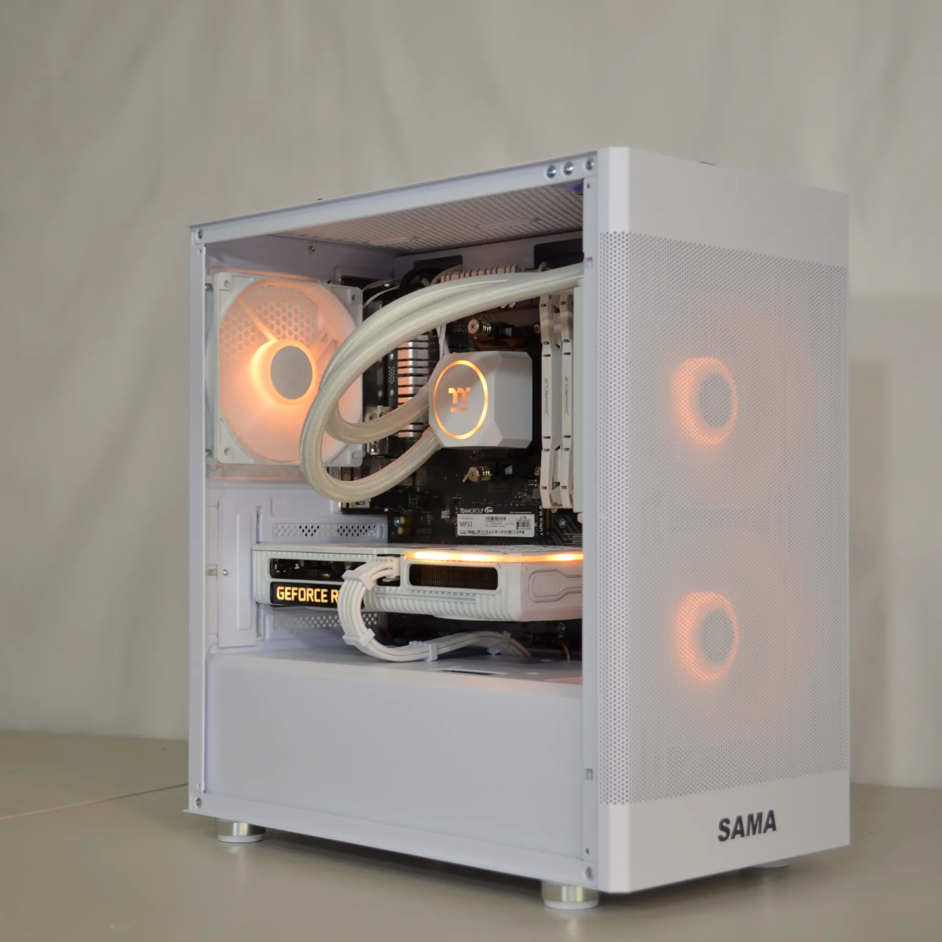 ⚪White Out V3⚪ - RTX 3060ti | Ryzen 5 5500| 1tb NVMe ⚪White Out V3⚪ - RTX 3060ti | Ryzen 5 5500| 1tb NVMe