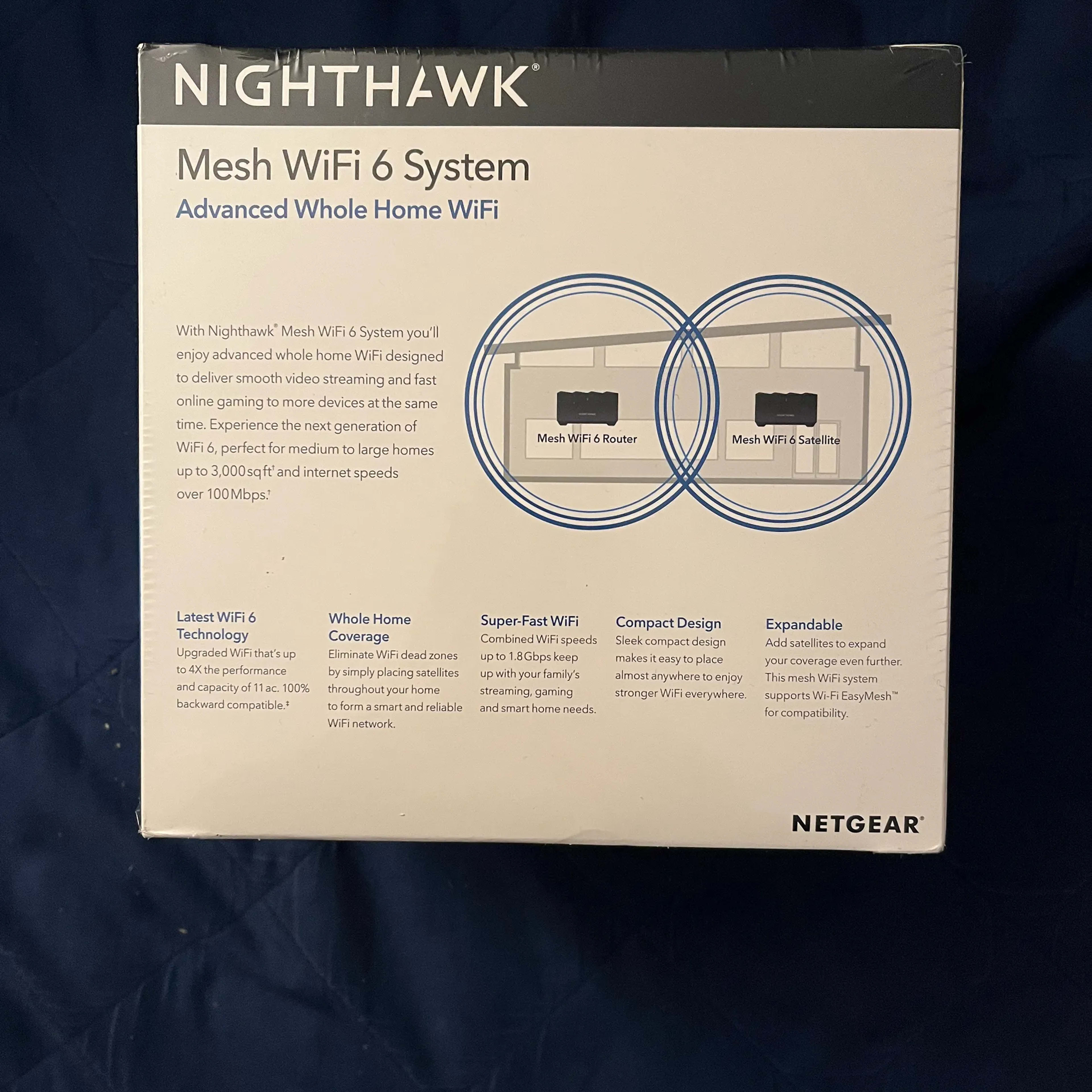 Netgear Nighthawk Mesh WiFi 6 System AX1800
