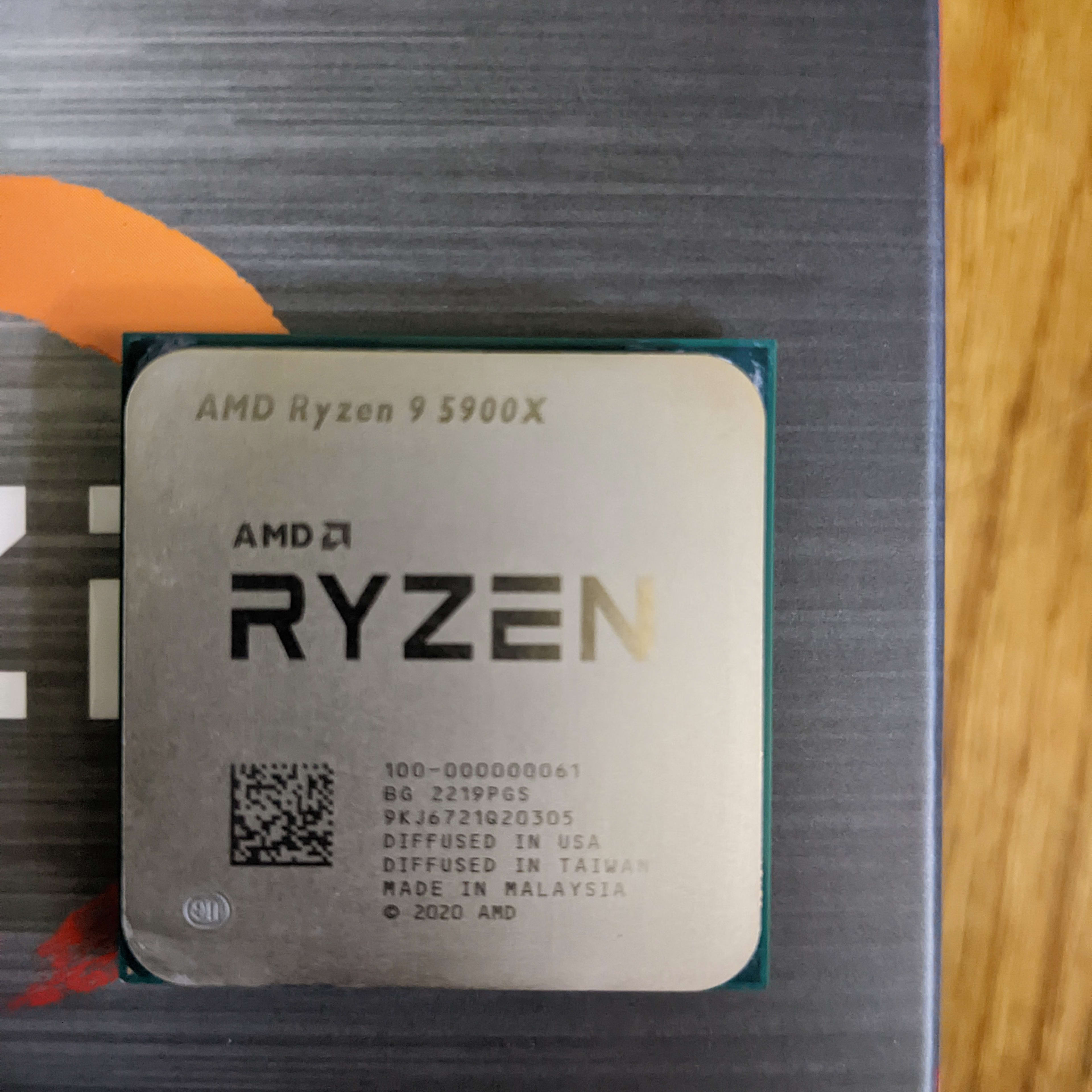 AMD Ryzen 9 5900X, 12 Cores 4.8 GHz