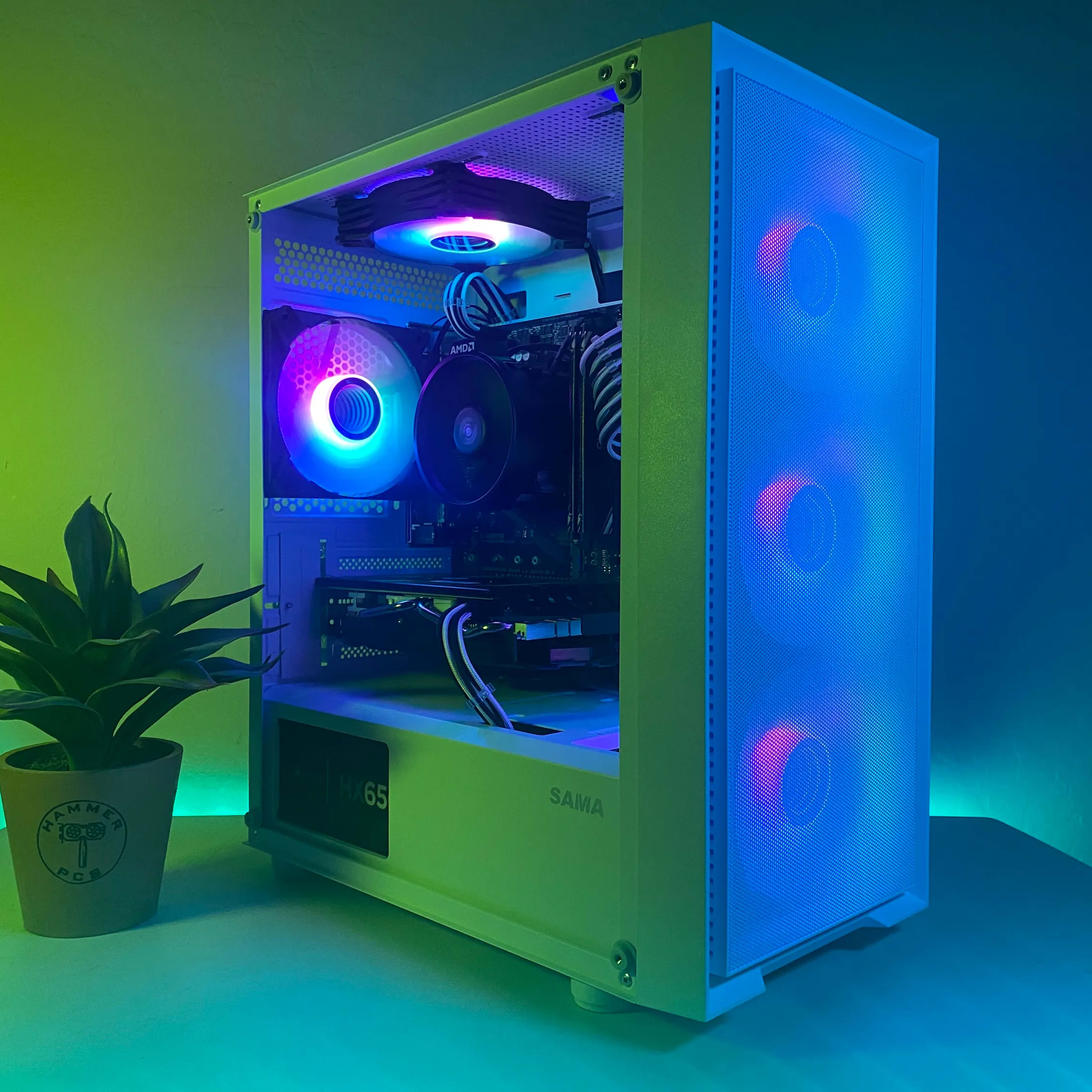 🪞Custom Built White RGB Gaming PC🪞| Fortnite, Valorant, CoD, Rainbow 6, GTA, Minecraft, and more!