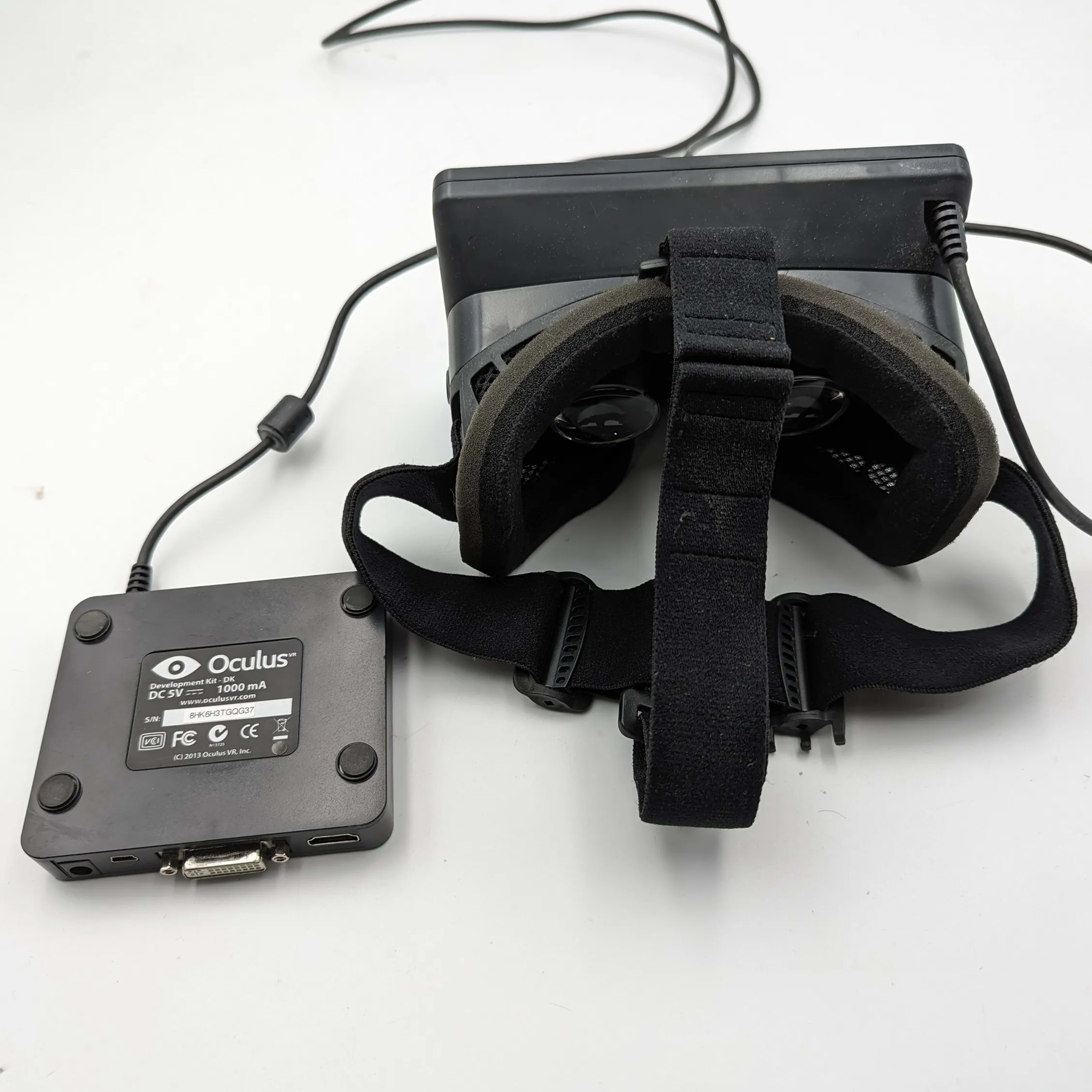 Oculus Dev Kit headset.