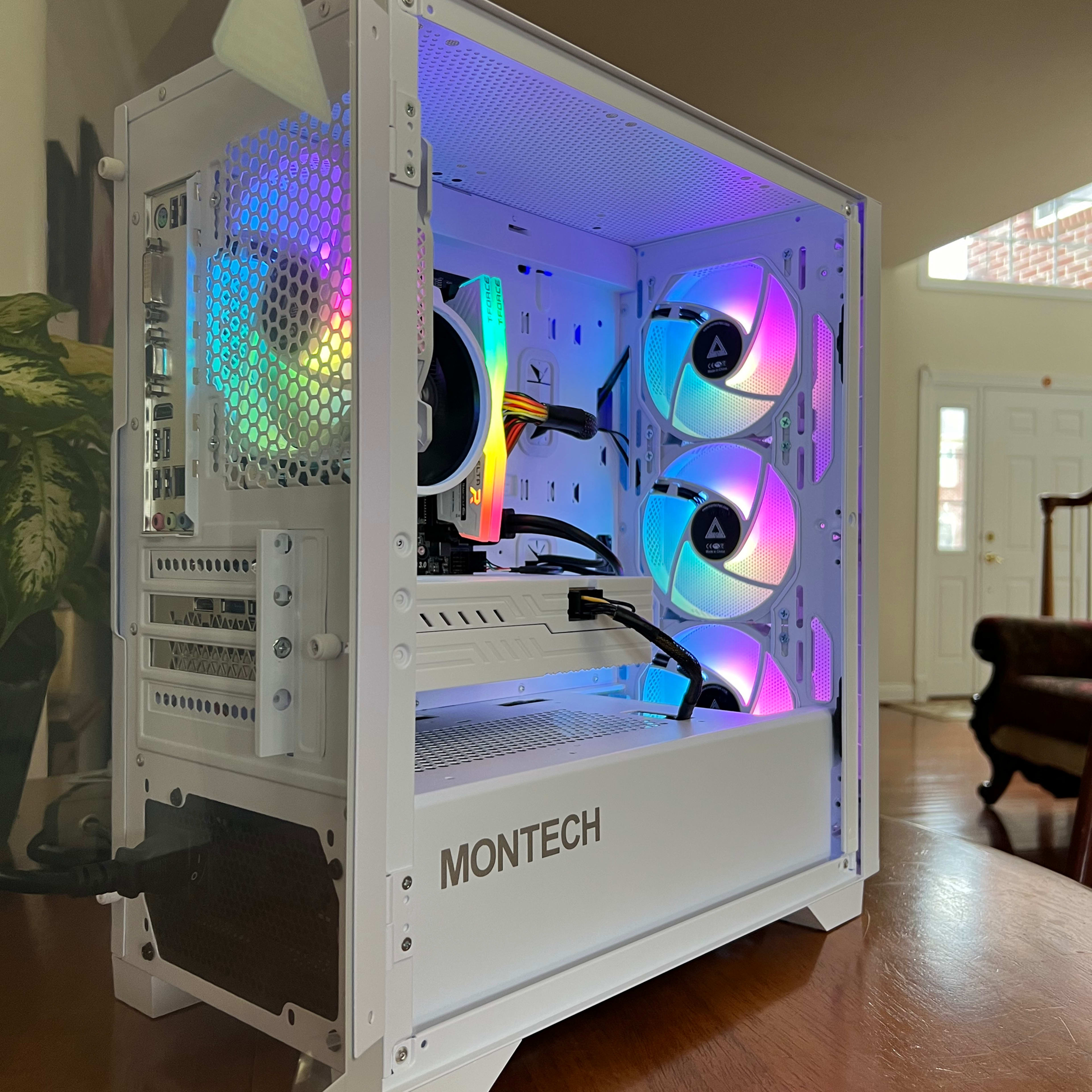 AWESOME ALL WHITE BUDGET GAMING PC