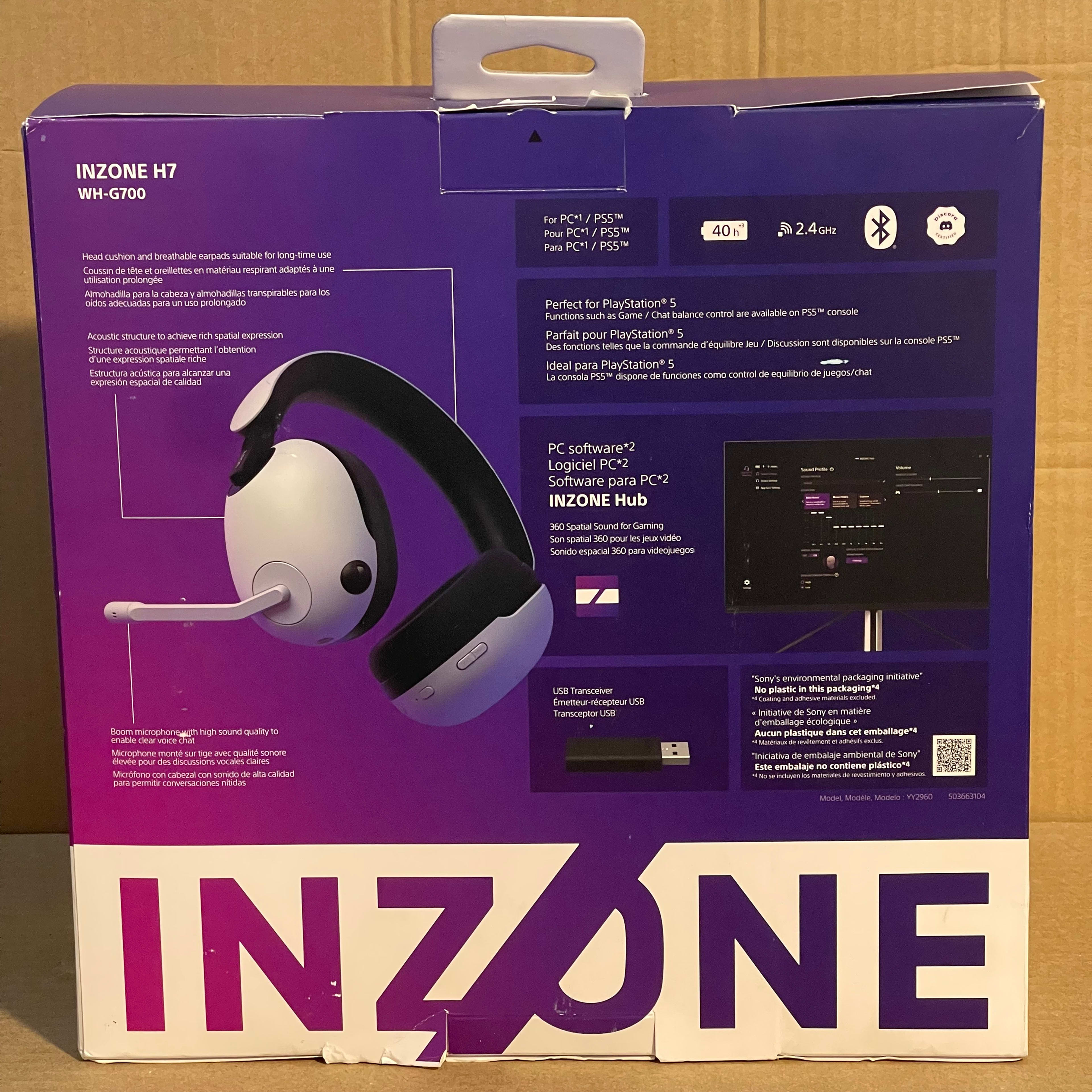 Used, Sony INZONE H7 Wireless Gaming Headset | Jawa