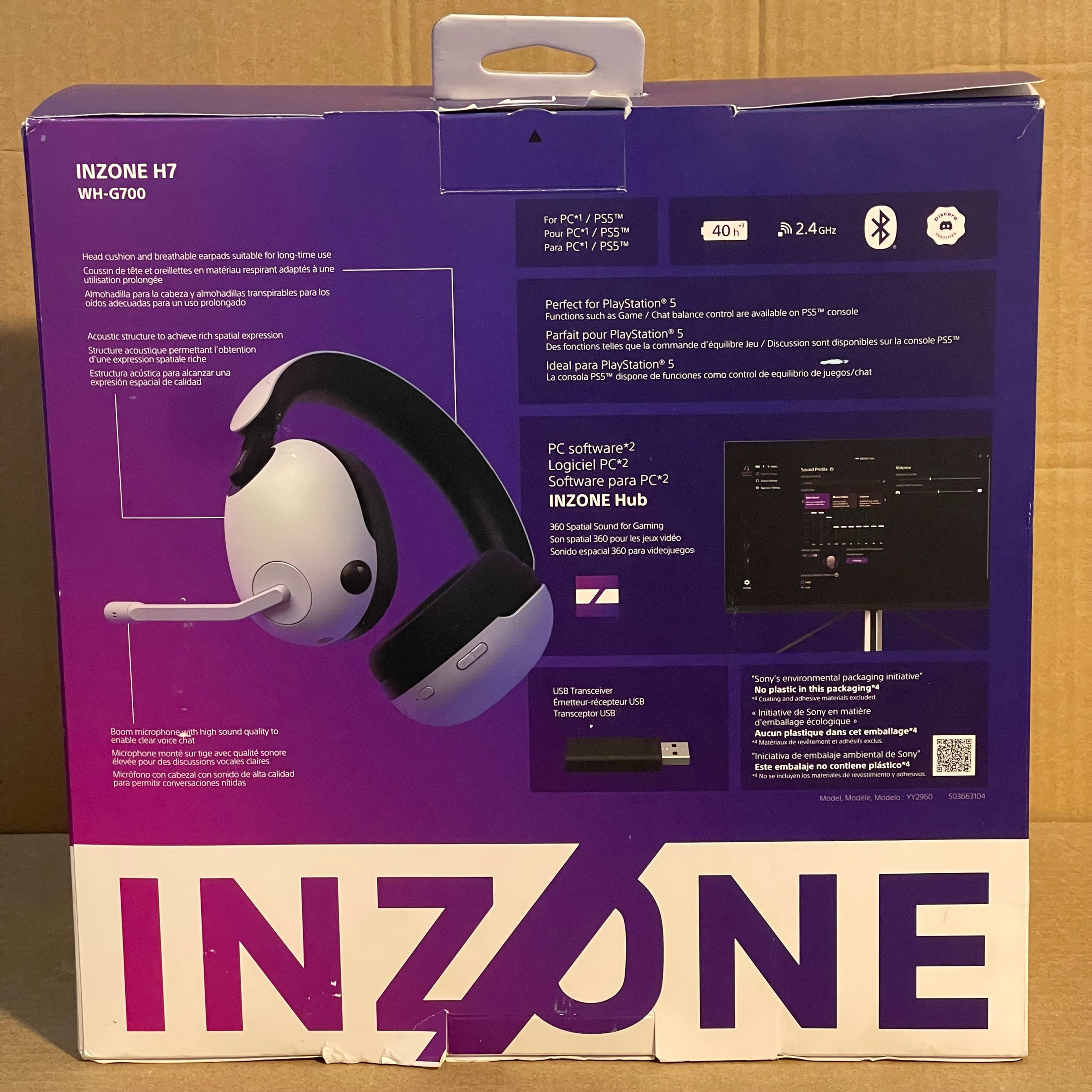 Sony INZONE H7 Wireless Gaming Headset